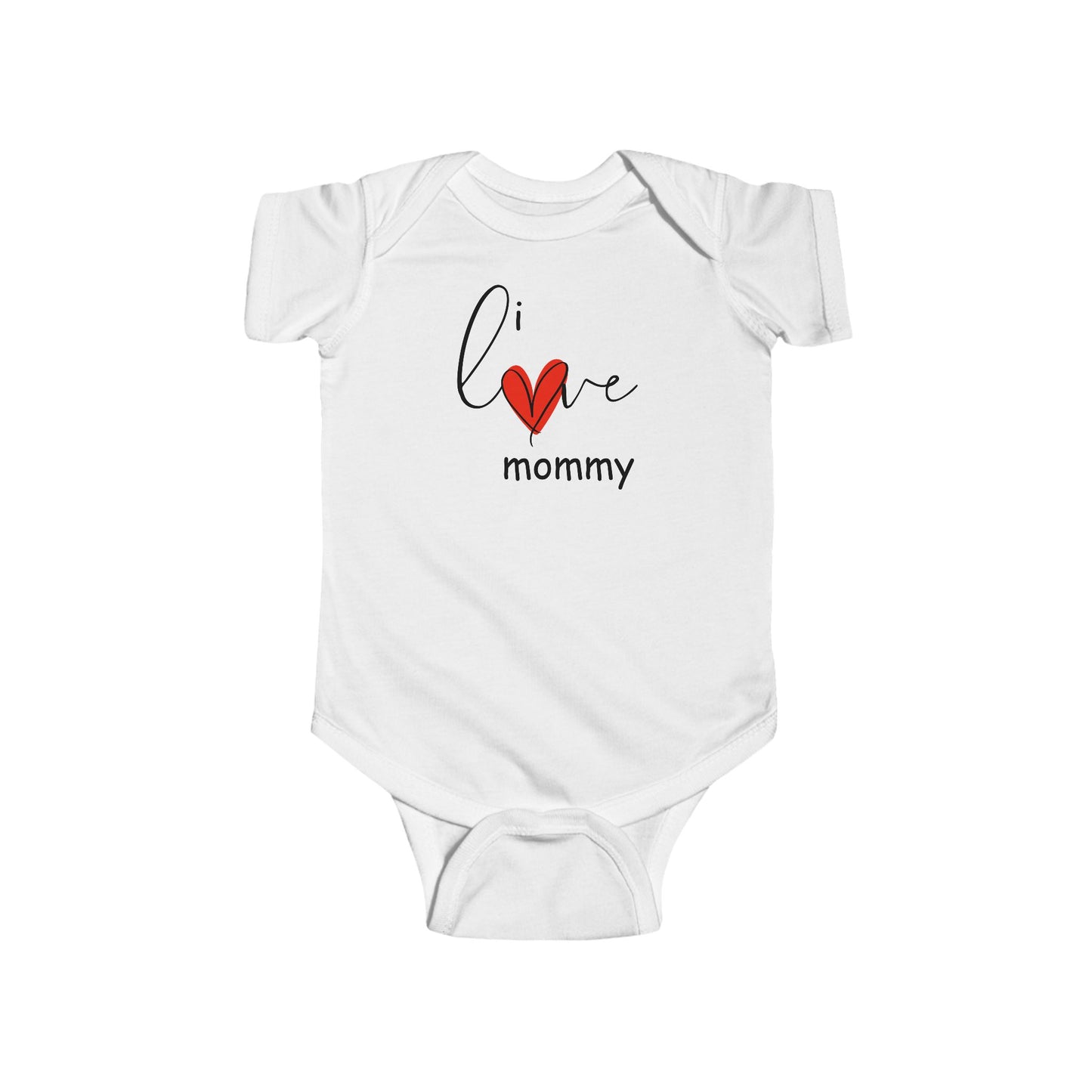 ❤️👶 I Love Mommy Baby Onesie – Sweetheart Print Outfit for Babies 🌸💝