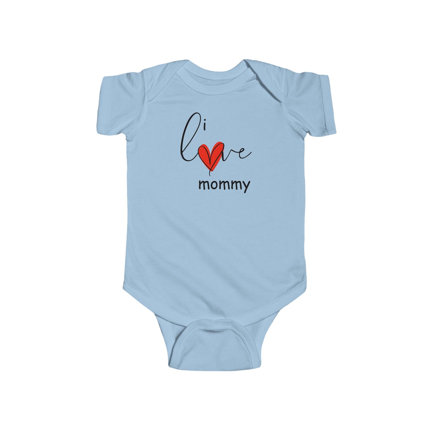 ❤️👶 I Love Mommy Baby Onesie – Sweetheart Print Outfit for Babies 🌸💝