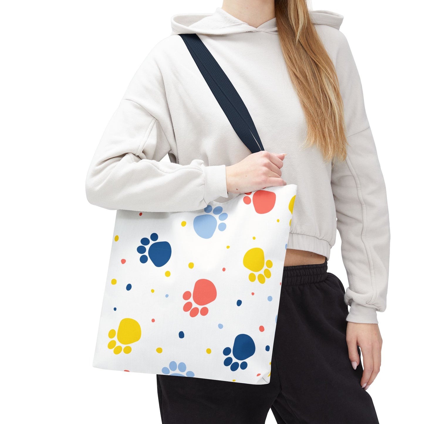 Bolsa de mano con estampado de patas | Para llevar a diario, ideal para amantes de las mascotas