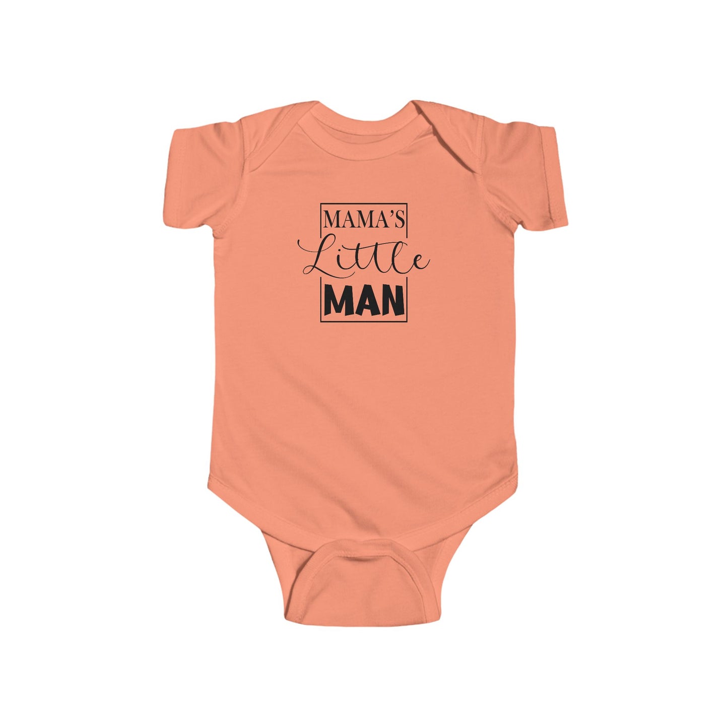 “Mama’s Little Man” Baby Onesie – Soft Cotton Infant Bodysuit for Boys
