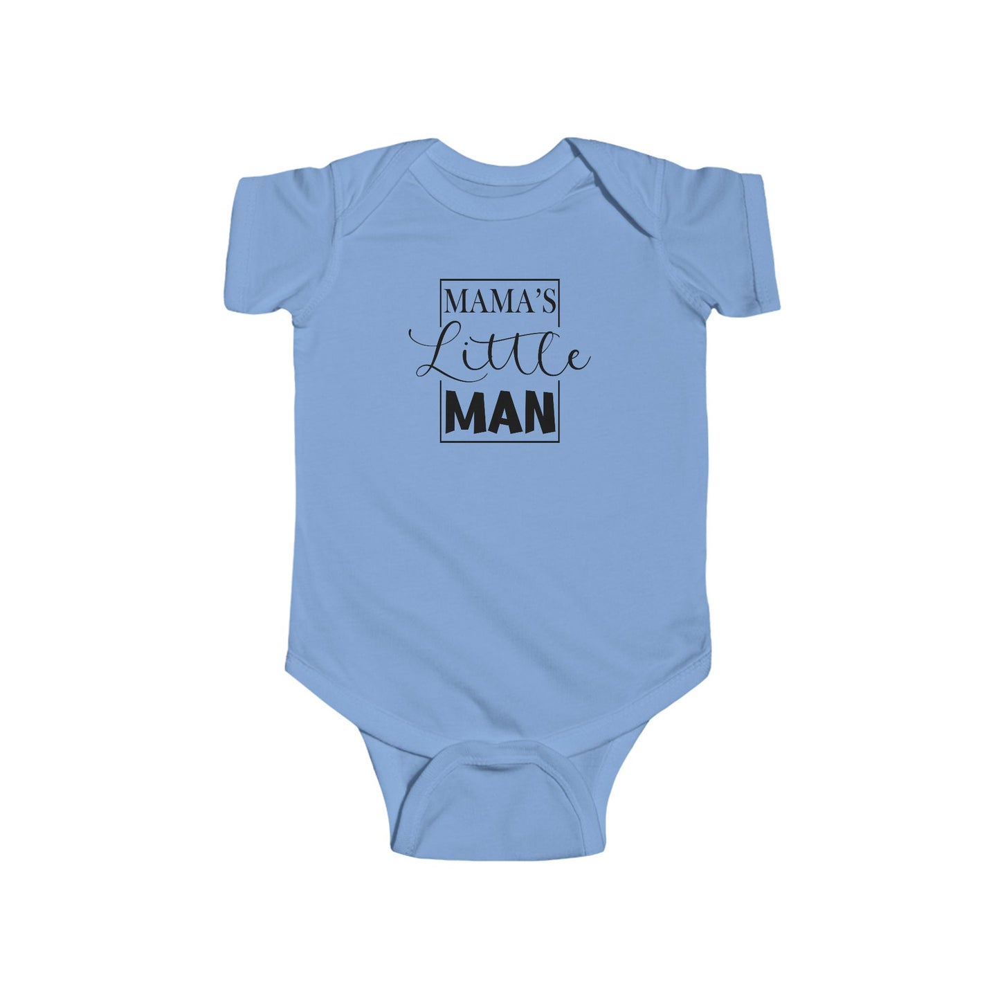 “Mama’s Little Man” Baby Onesie – Soft Cotton Infant Bodysuit for Boys