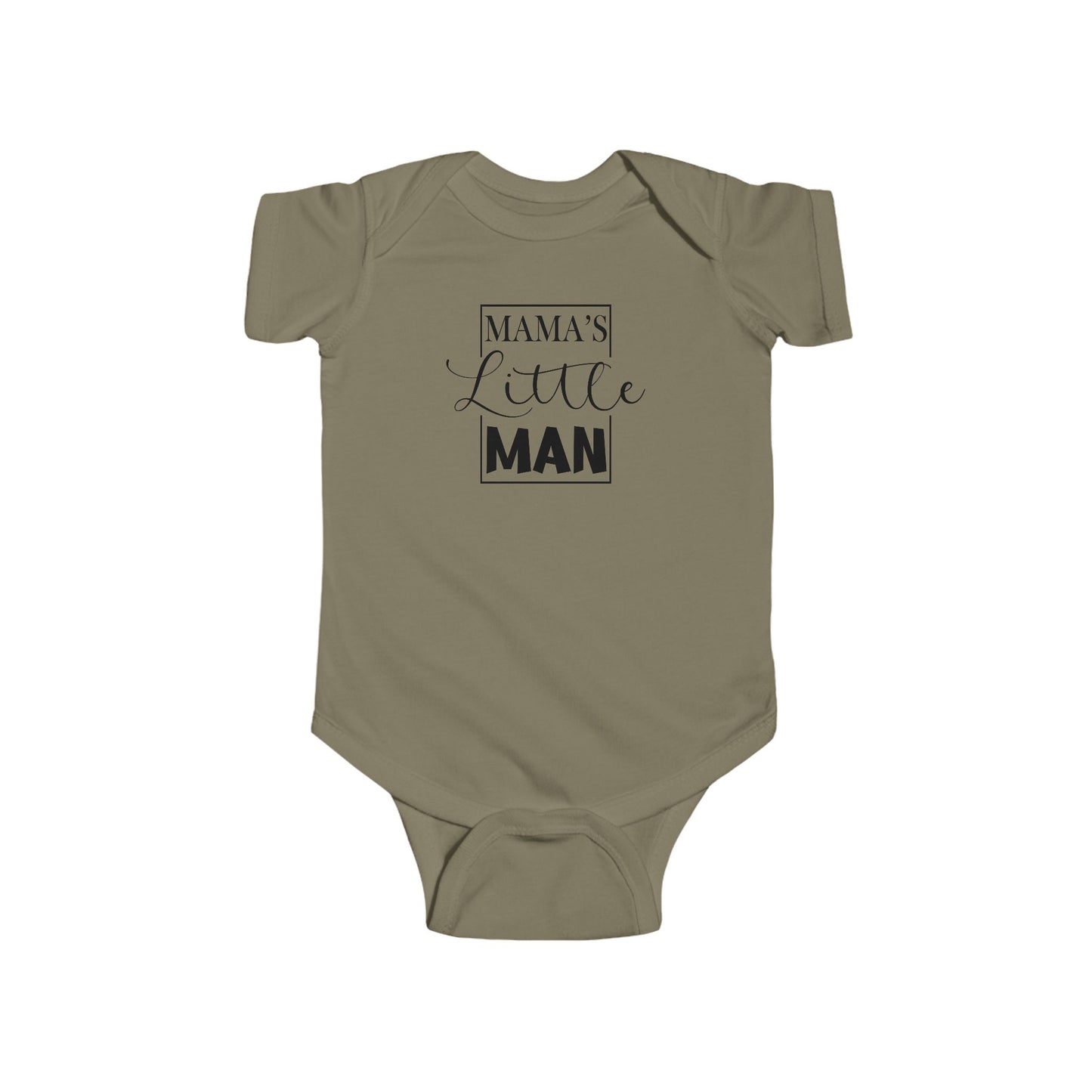 “Mama’s Little Man” Baby Onesie – Soft Cotton Infant Bodysuit for Boys