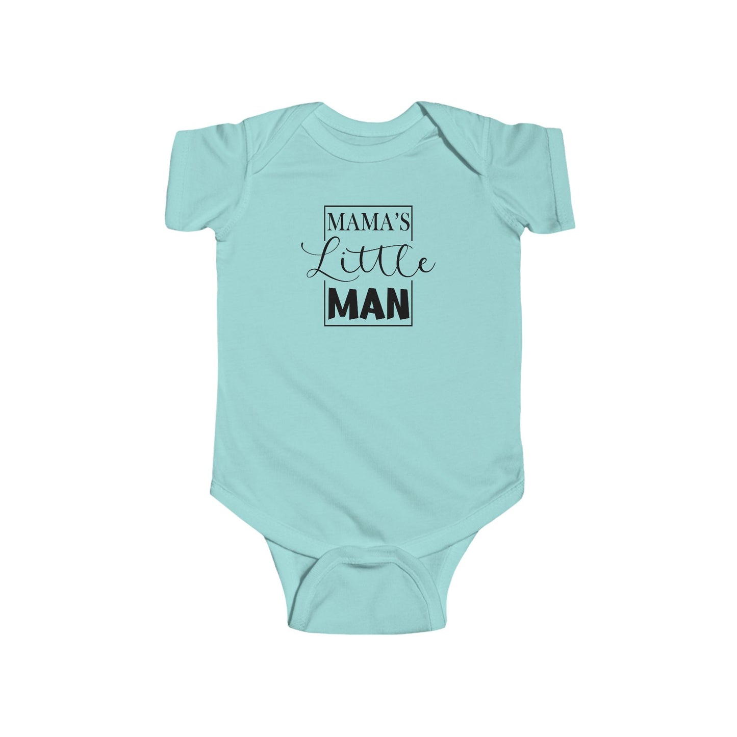 “Mama’s Little Man” Baby Onesie – Soft Cotton Infant Bodysuit for Boys