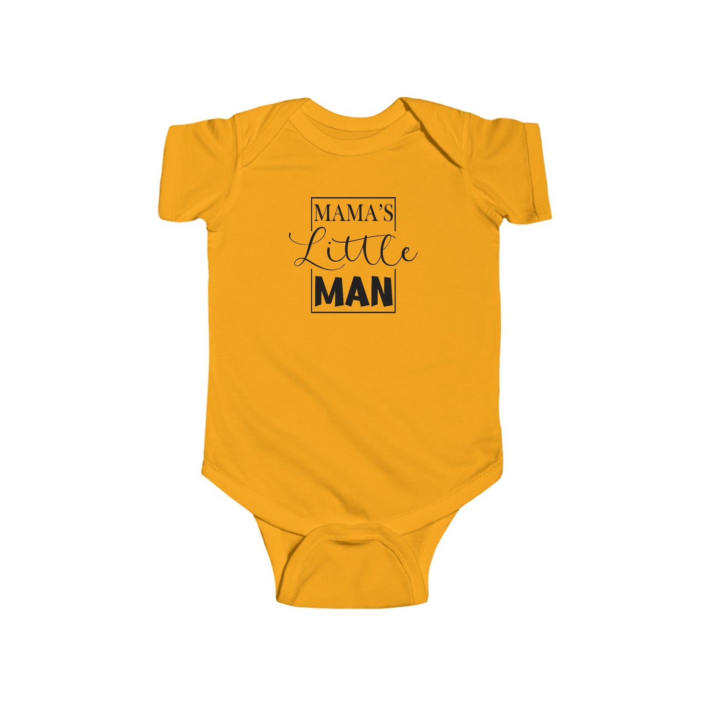 “Mama’s Little Man” Baby Onesie – Soft Cotton Infant Bodysuit for Boys