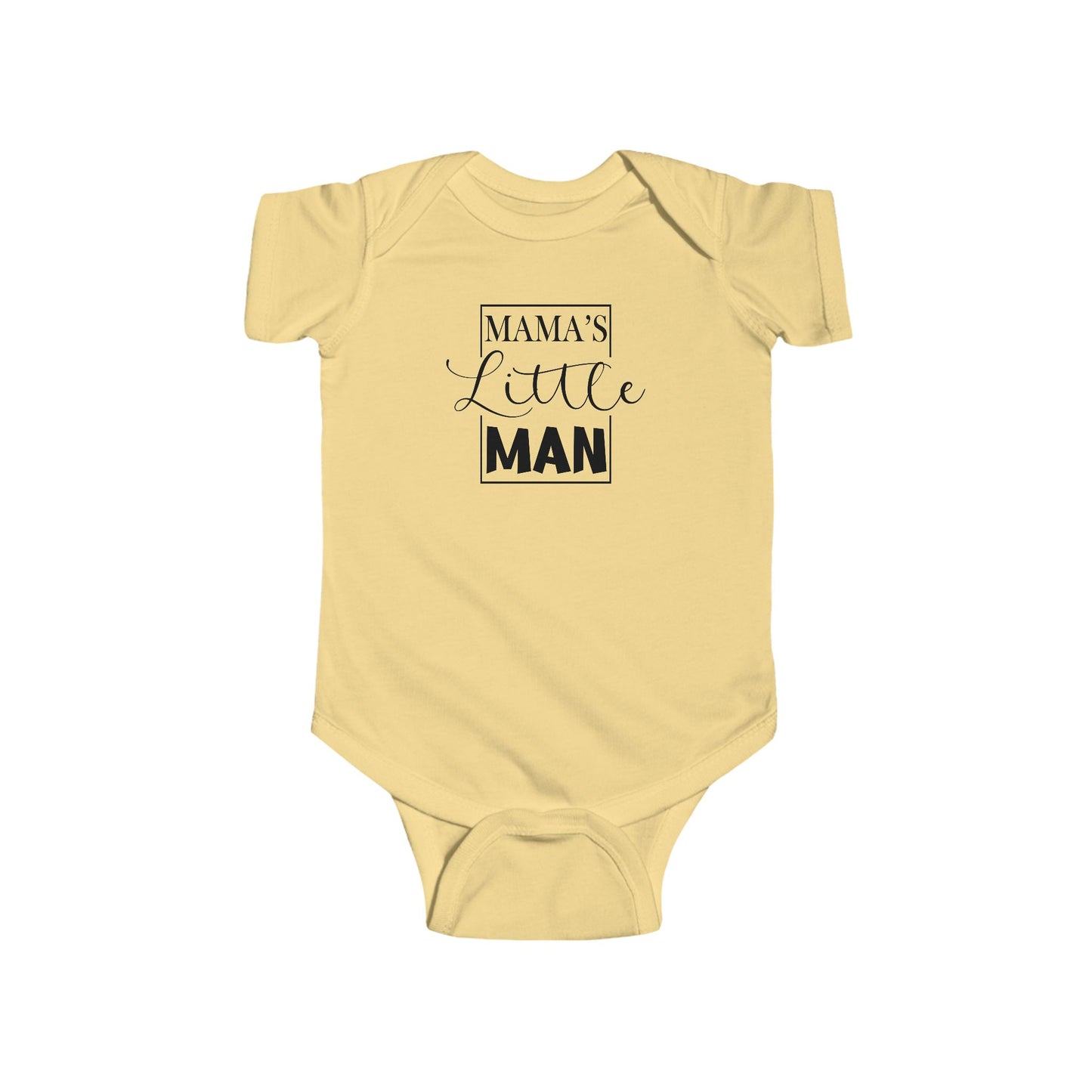 “Mama’s Little Man” Baby Onesie – Soft Cotton Infant Bodysuit for Boys