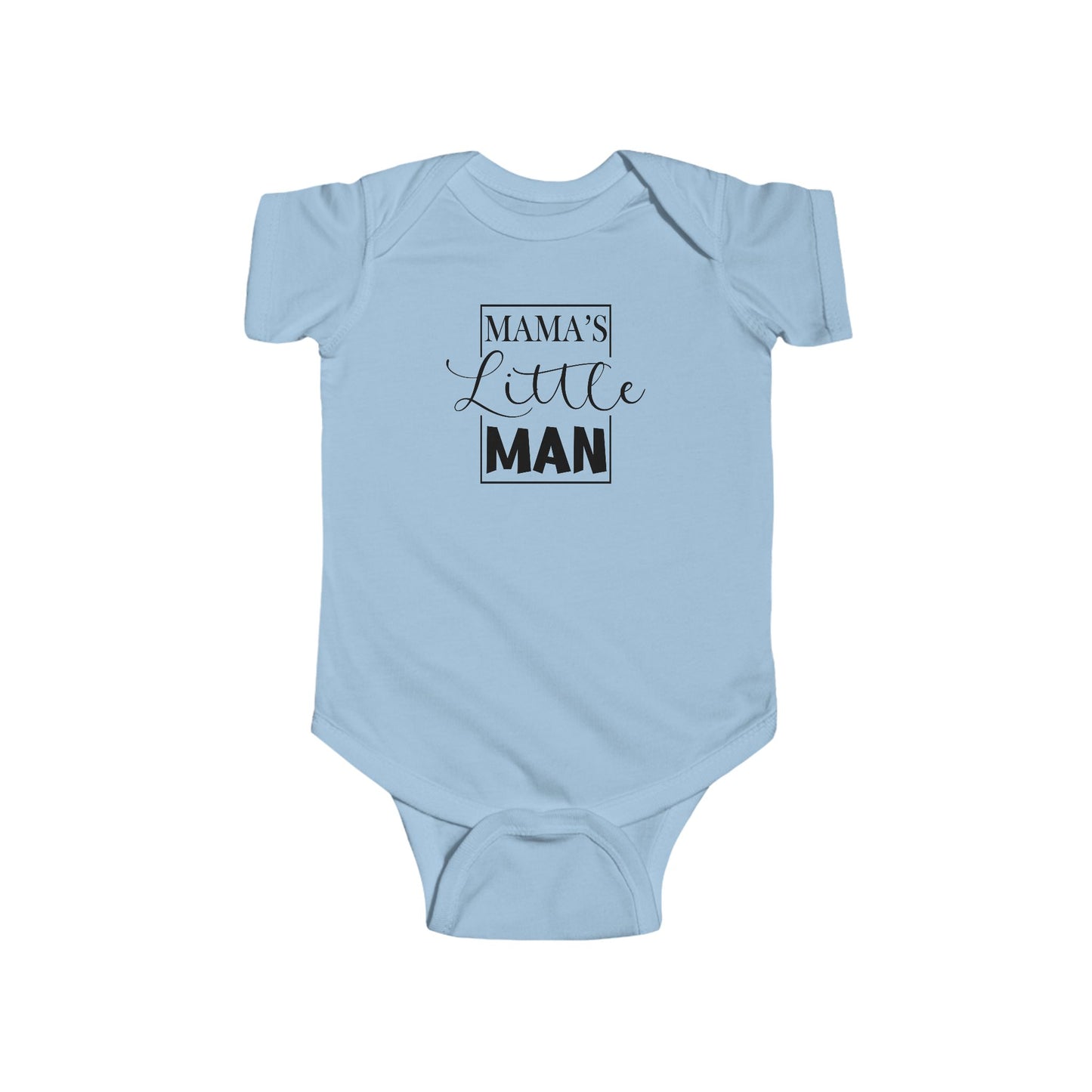 “Mama’s Little Man” Baby Onesie – Soft Cotton Infant Bodysuit for Boys