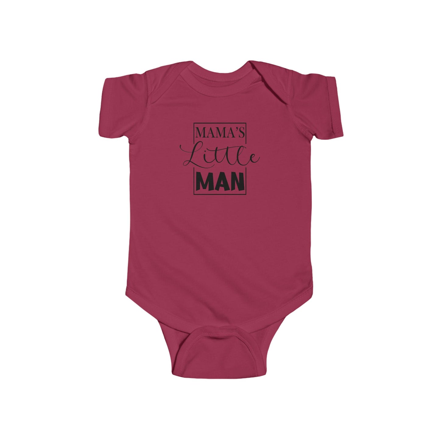 “Mama’s Little Man” Baby Onesie – Soft Cotton Infant Bodysuit for Boys
