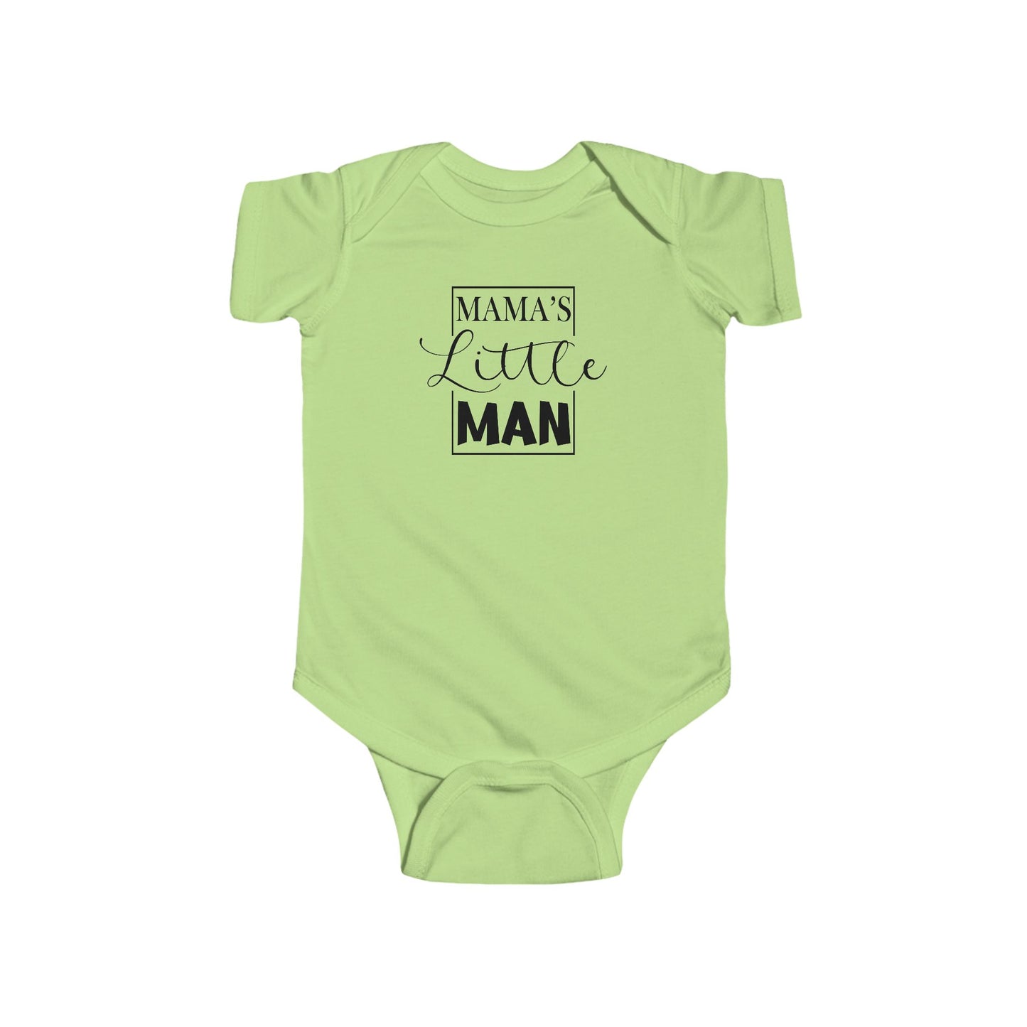 “Mama’s Little Man” Baby Onesie – Soft Cotton Infant Bodysuit for Boys