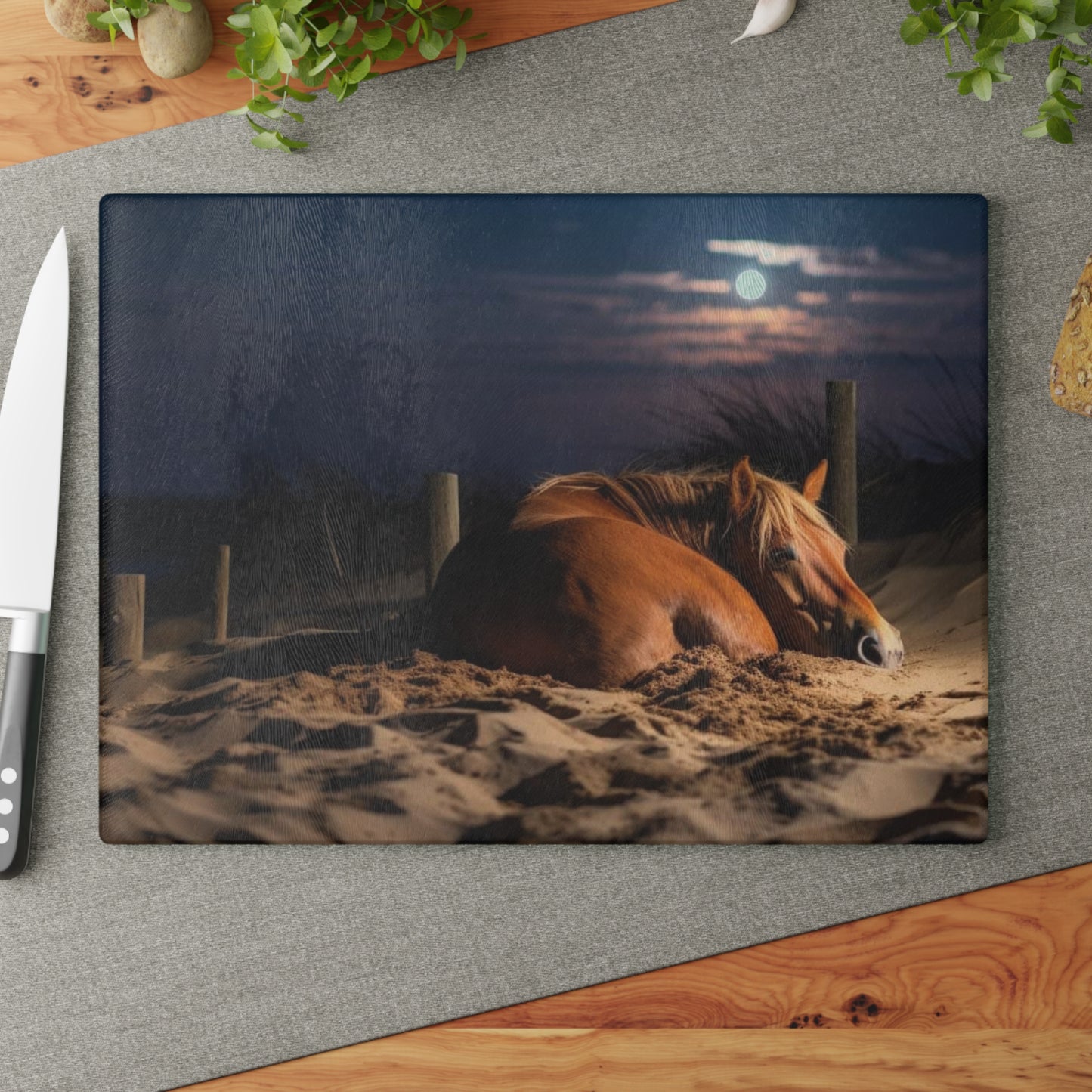 Horse Cutting Board, Horse Kitchen Decor, Horse Chef Gifts, Horse Lovers Gift, Farmhouse Style, Cutting Board Gift, Kitchen Accessories