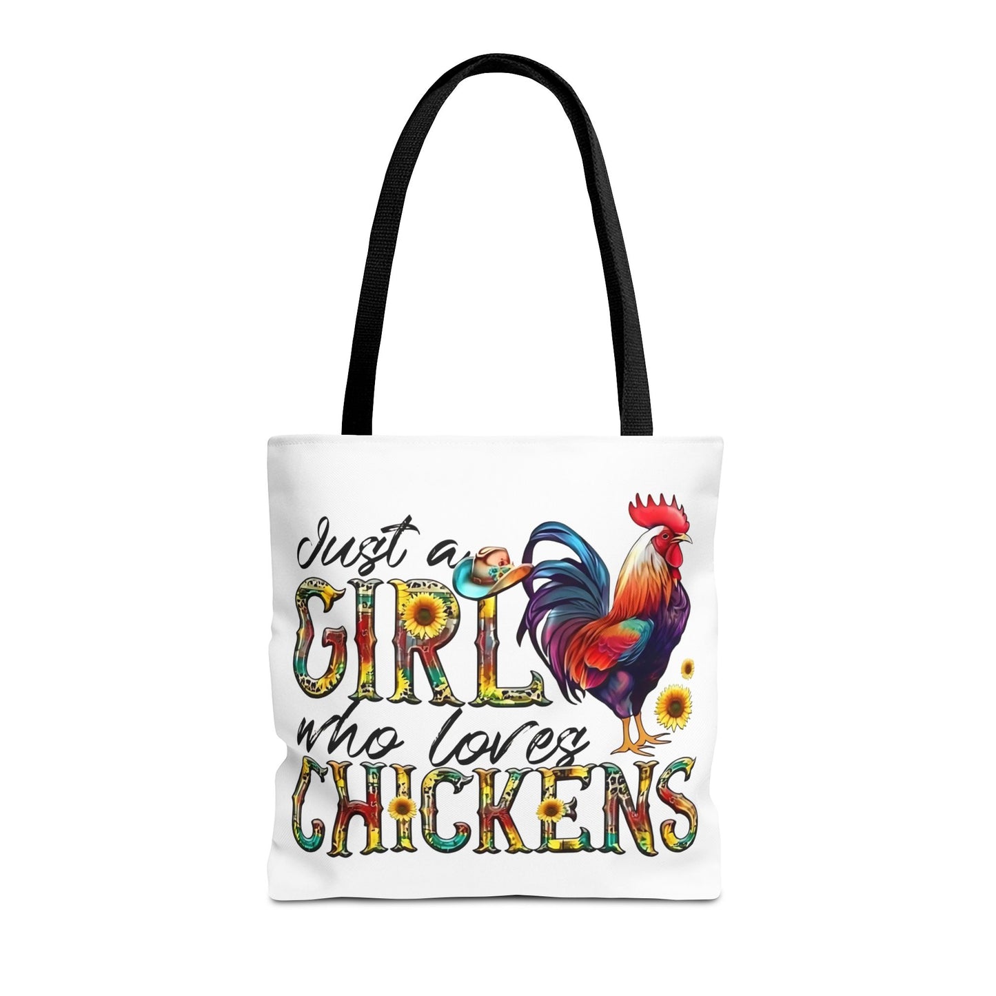 🐔 Solo una chica que ama las gallinas: Bolsa de tela estilo granja para amantes de las gallinas