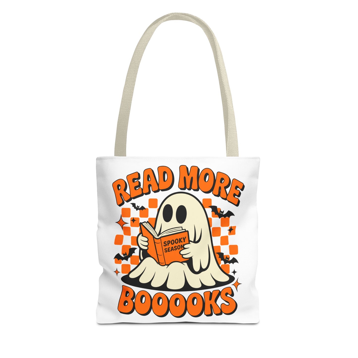 📚 Read More Booooks Halloween Tote Bag – Spooky Reads in Style 👻👜