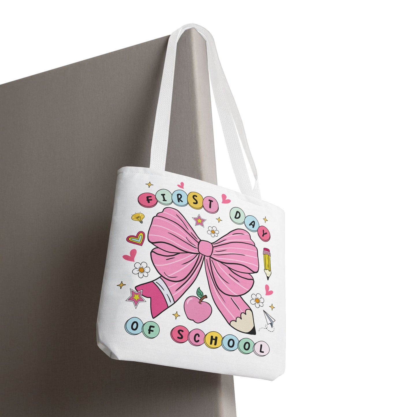 🎀 Coquette First Day of School Tote – Sweet Style for a Smart Start 📚