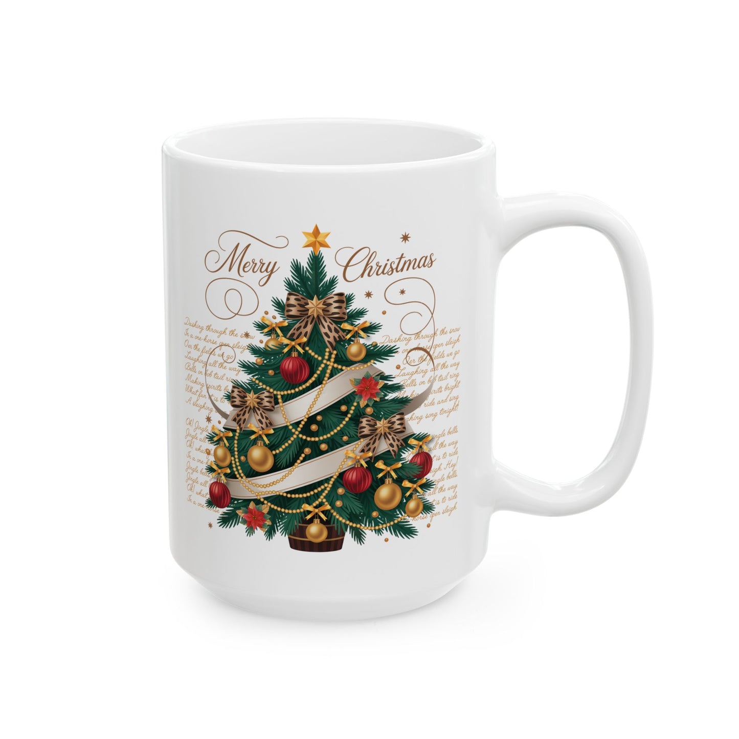 🎄✨ Merry Christmas Tree – Festive Evergreen Coffee Cup ☕