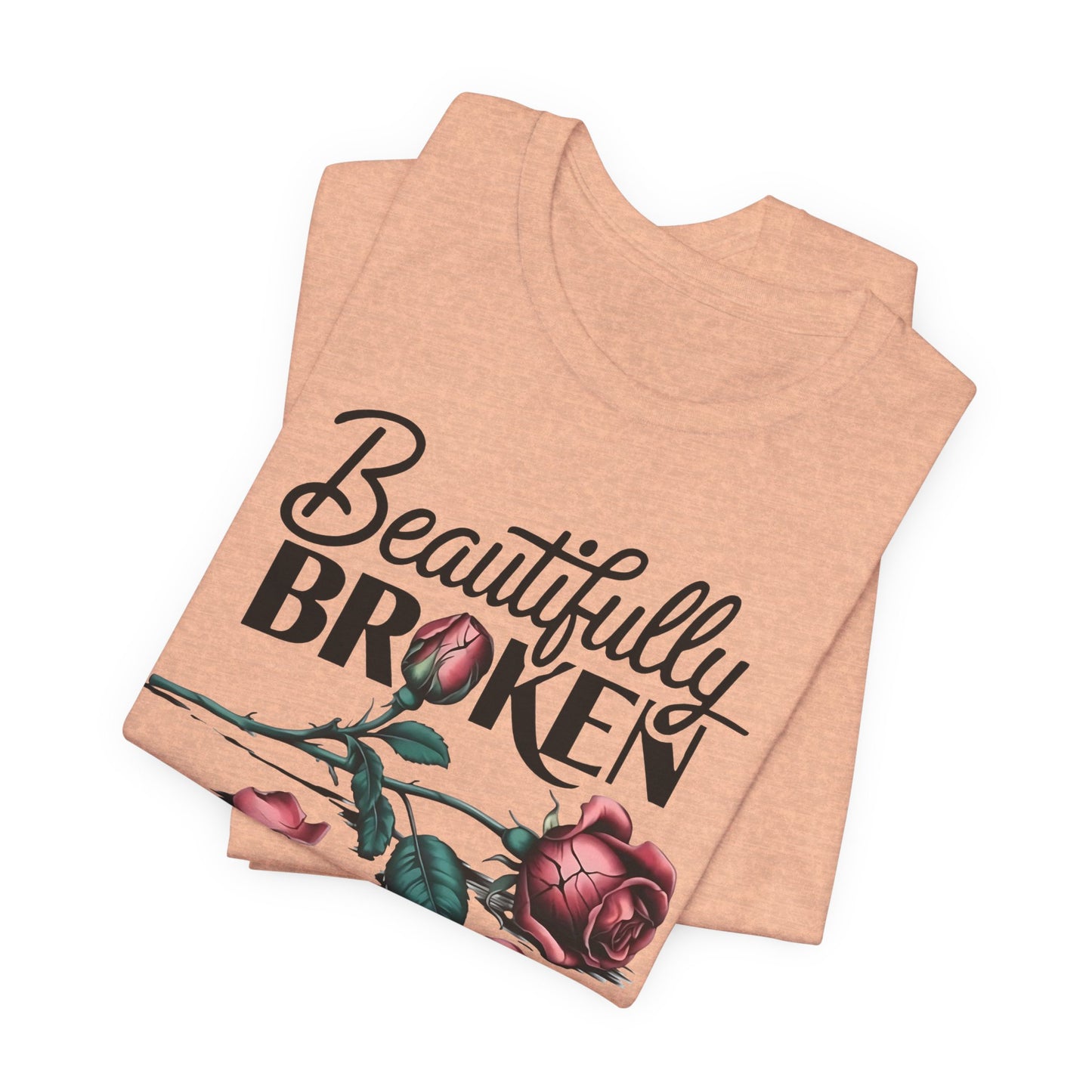 Camiseta Rosa “Beautifully Broken”: una camiseta empoderante con una elegancia suave