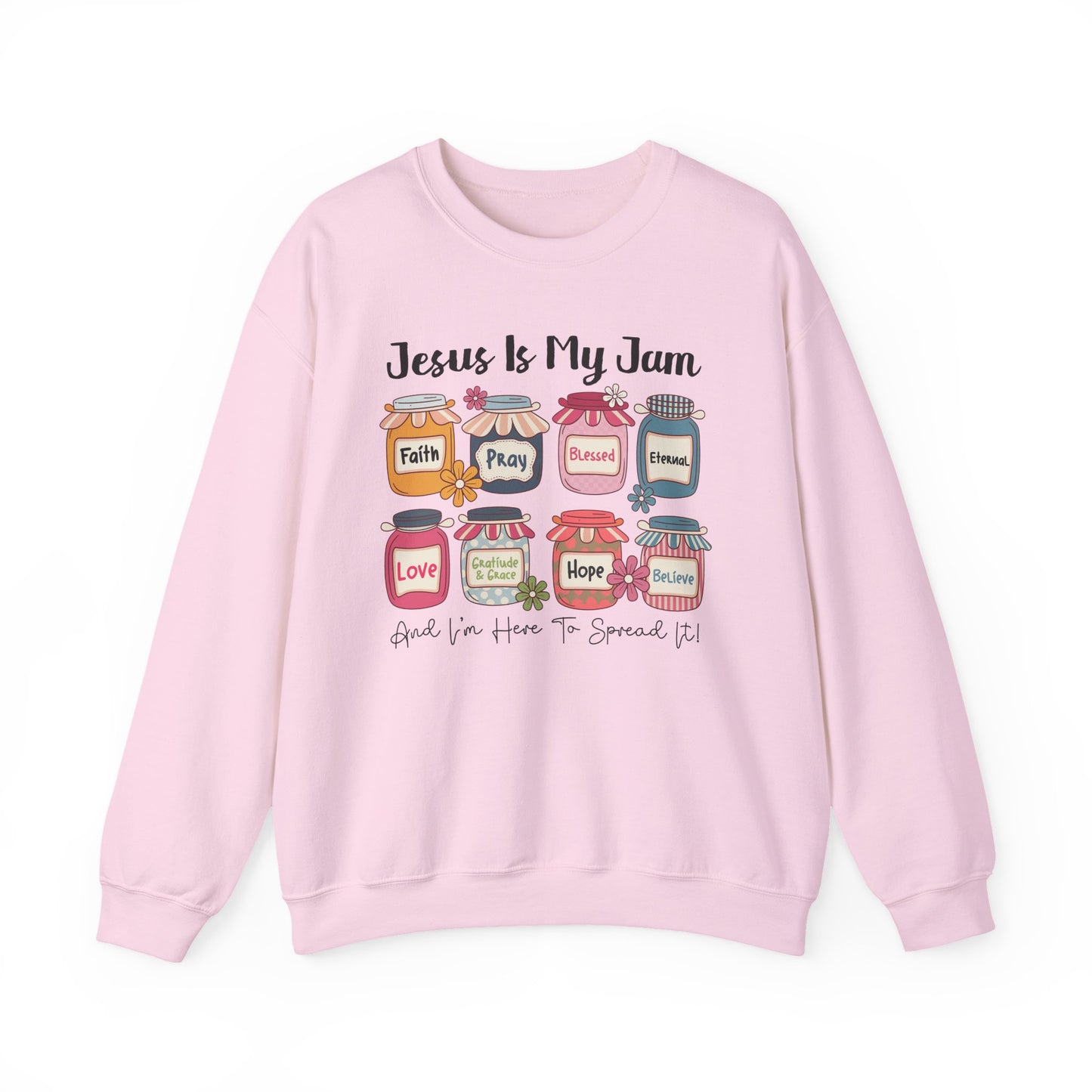 🙌✨ Jesus Is My Jam Sweatshirt – Faith, Love & Hope in Style 💖