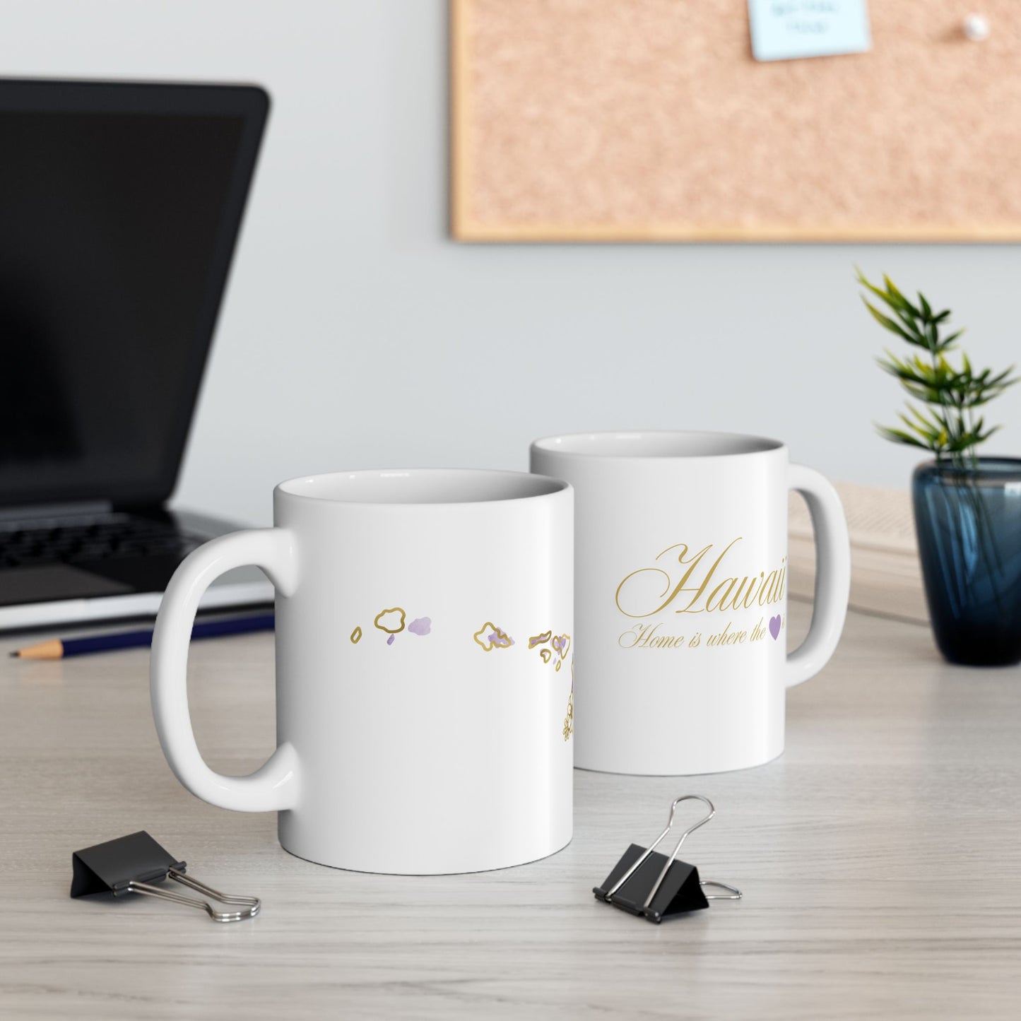 ☕ Home is Where the ❤️ Is – Hawaii Mug – Island Love in Every Sip 🌺