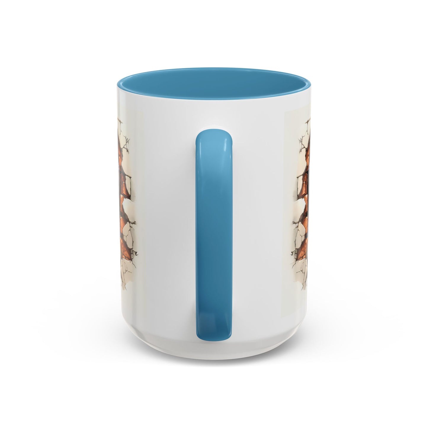 🐾☕ Australian Shepherd Puppy Peek Accent Mug – Blue-Eyed Beauty Dog Lover Gift ✨💙