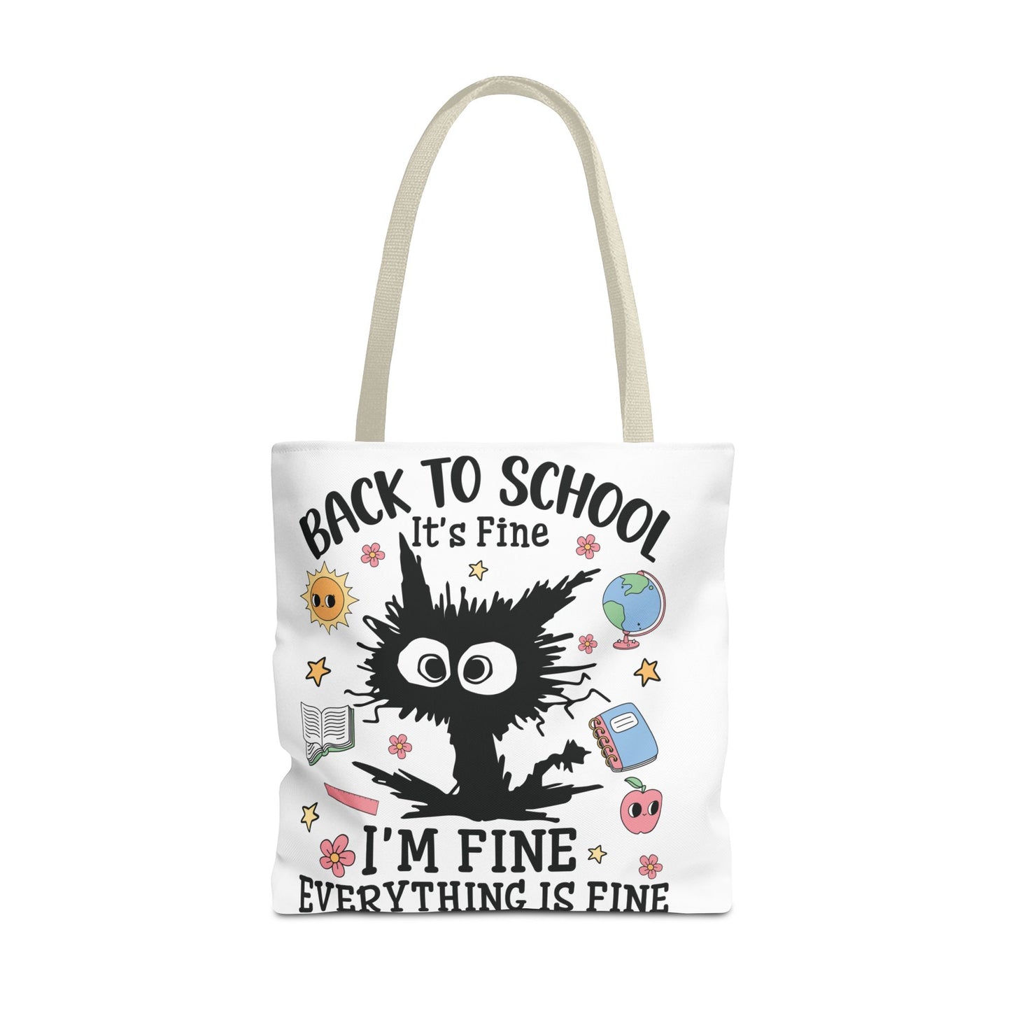 👀 I See Smart People Tote – Kawaii School Vibes with a Clever Twist 🍎
