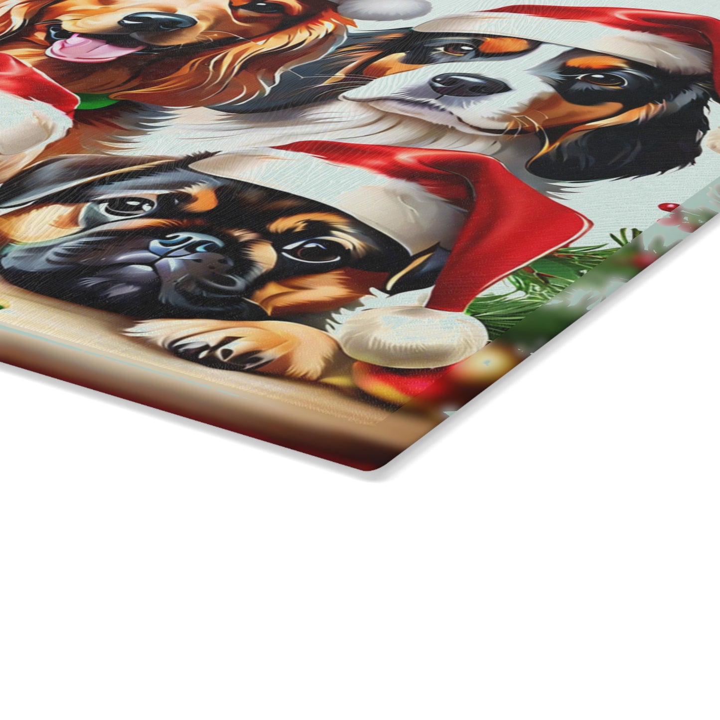 🎄🐾 Christmas Dogs Cutting Board – Festive Cheer for Your Holiday Kitchen 🎅