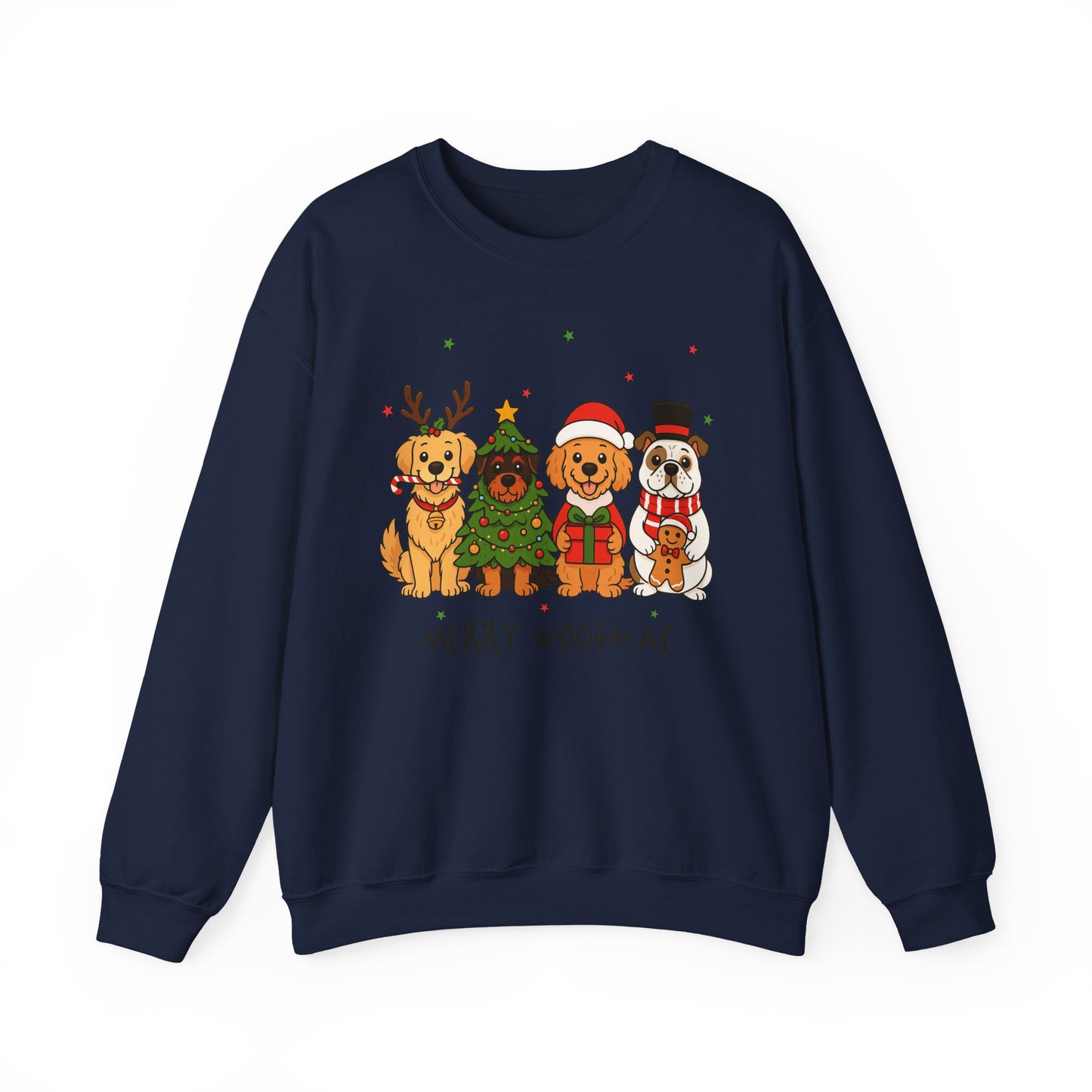 🐶🎄 Merry Woofmas Sweatshirt – Festive Dog Lovers Holiday Crewneck