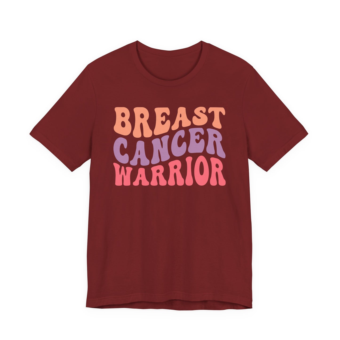 🎗️💪 Breast Cancer Warrior T-Shirt – Bold Retro Awareness Tee for Strength & Support 🌸