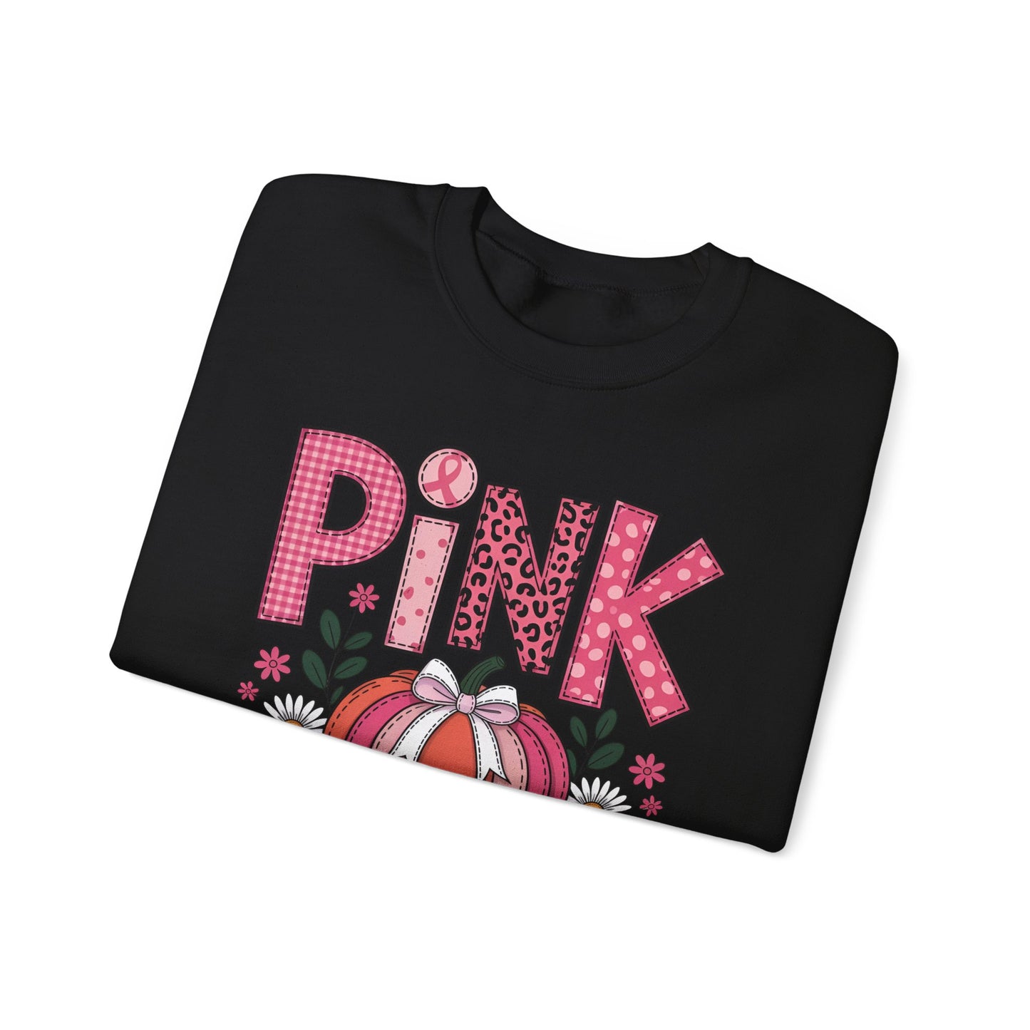 🎃🎀 Pink Out Pumpkin Sweatshirt – Fall Breast Cancer Awareness