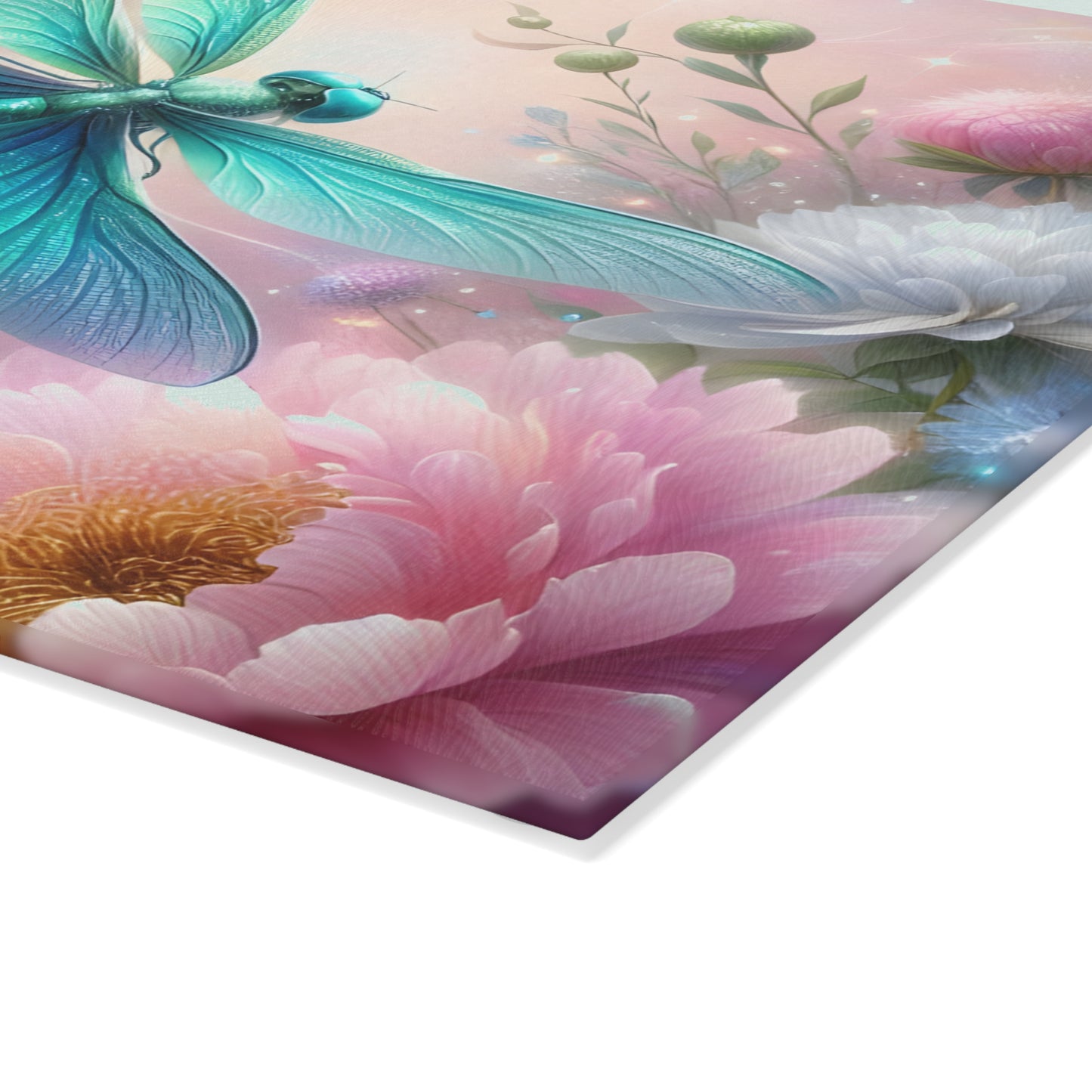 🦋 Dragonfly Garden Cutting Board – Whimsical Beauty for Your Kitchen 🌸