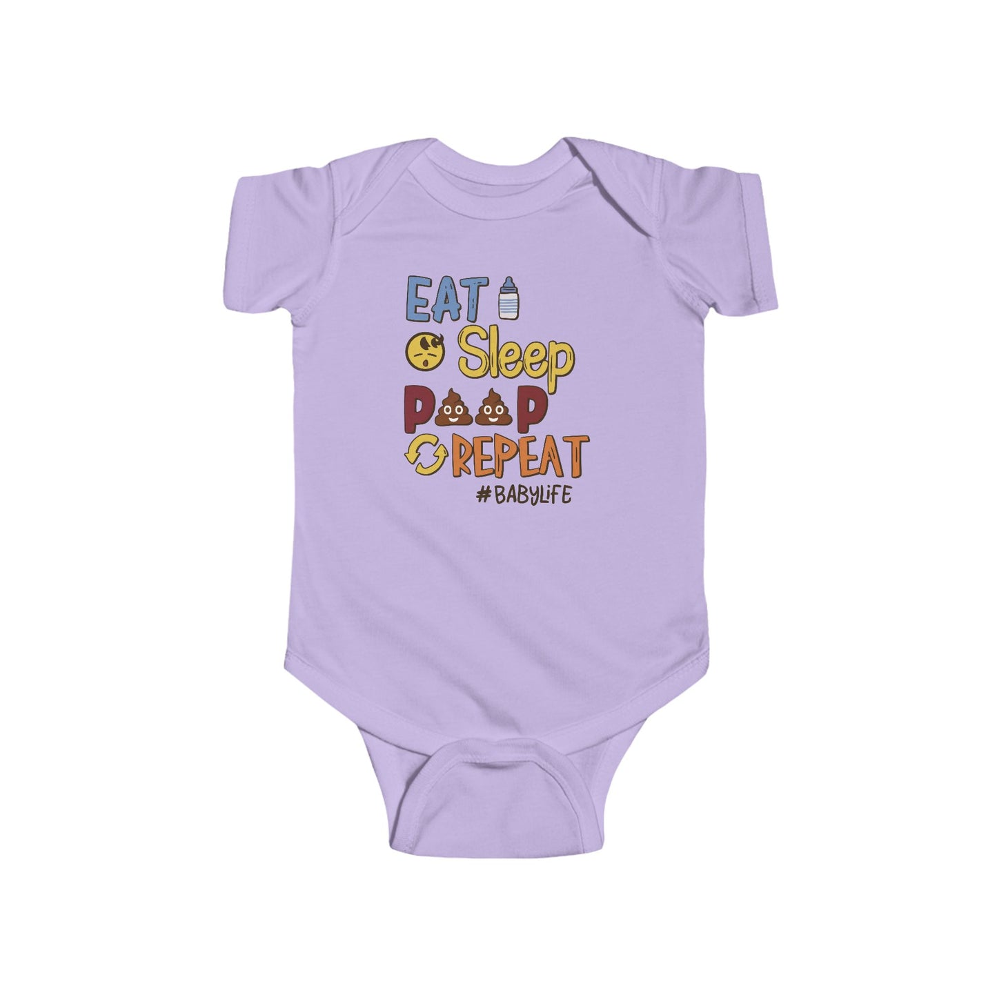 💩 Eat Sleep Poop Repeat Baby Onesie – Funny Newborn Outfit