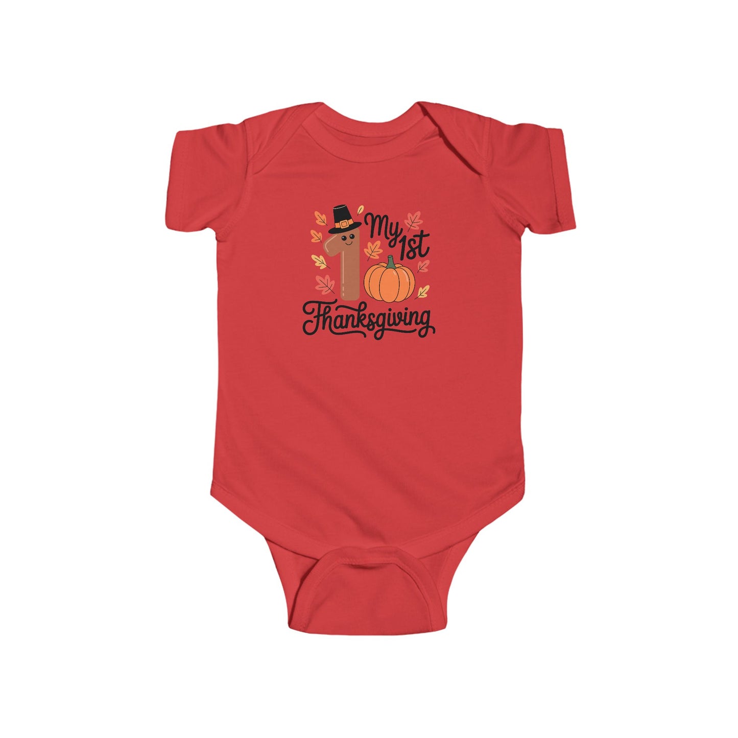 🦃👶 My 1st Thanksgiving Baby Onesie – Pumpkin & Pilgrim Hat Outfit for Boys 🍂🧡