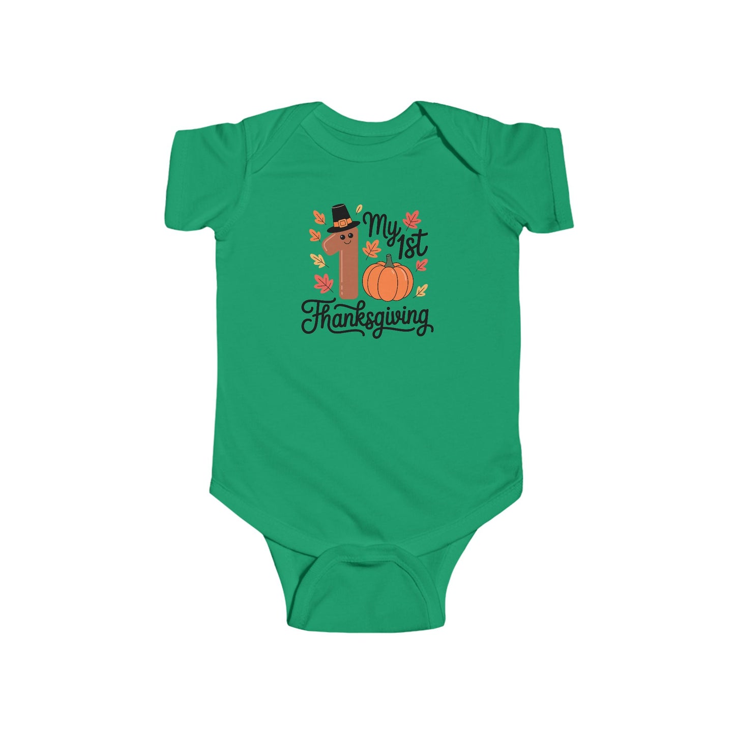 🦃👶 My 1st Thanksgiving Baby Onesie – Pumpkin & Pilgrim Hat Outfit for Boys 🍂🧡