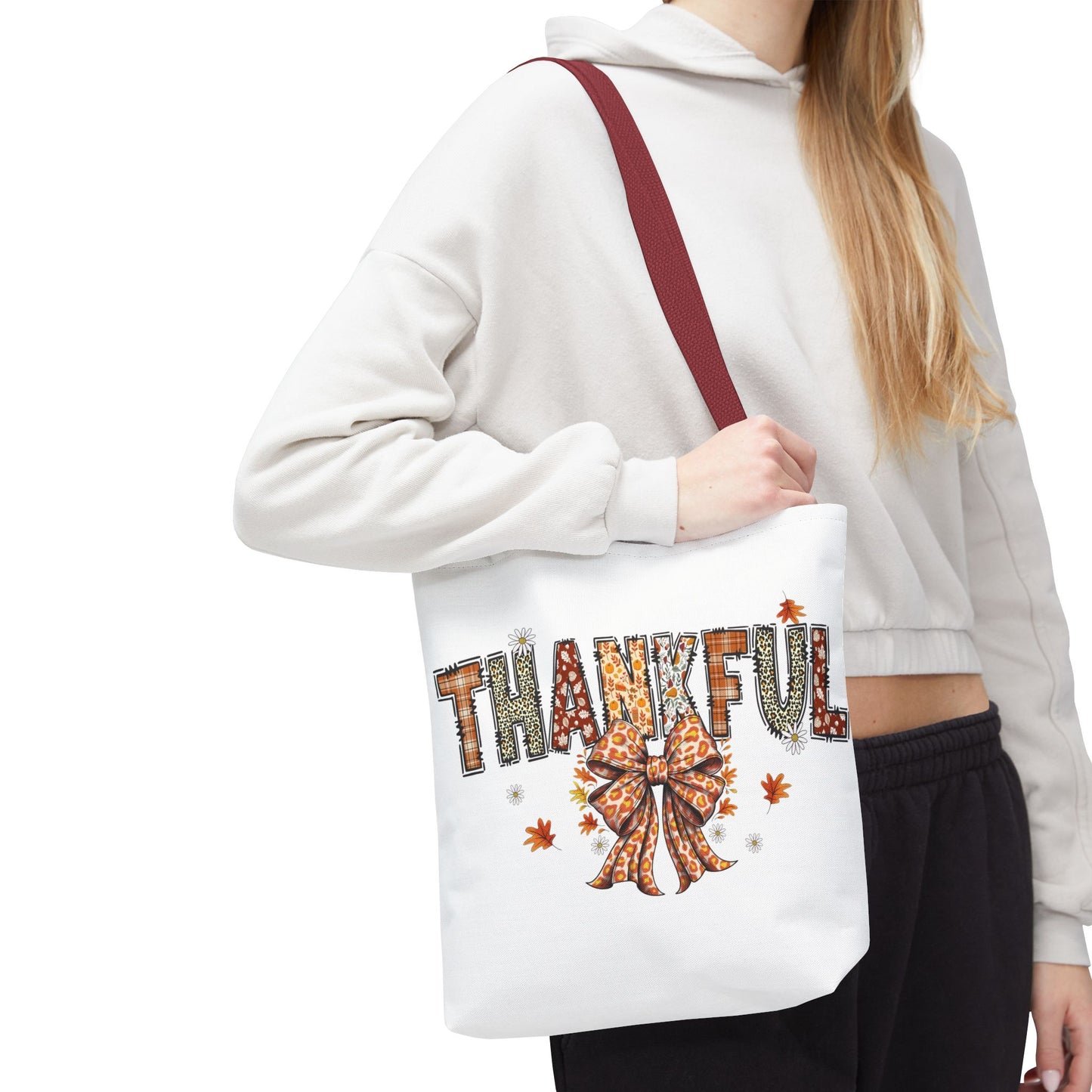 🧡 Thankful Tote Bag – Leopard Prints & Autumn Vibes in One Cozy Carryall 🍁