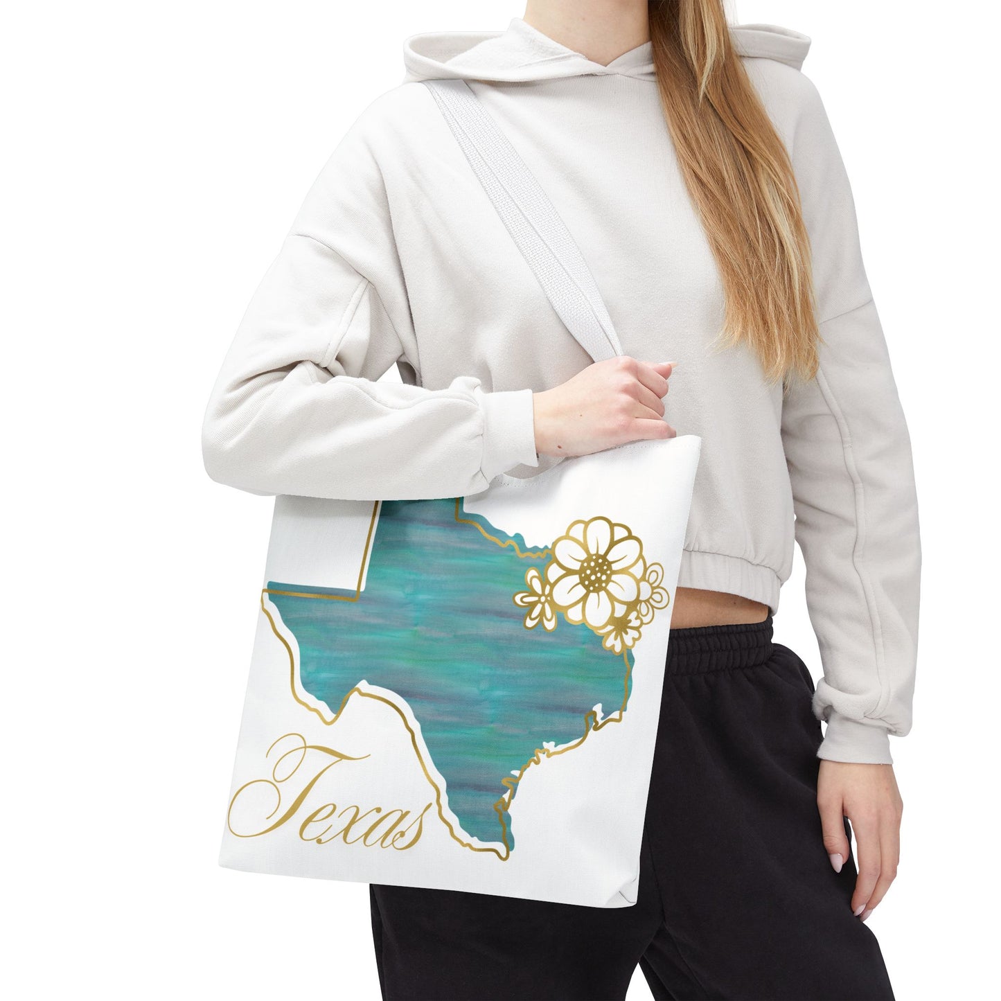 🎨 Texas State Floral Tote Bag – Elegant, Practical & Southern Charm 🌸