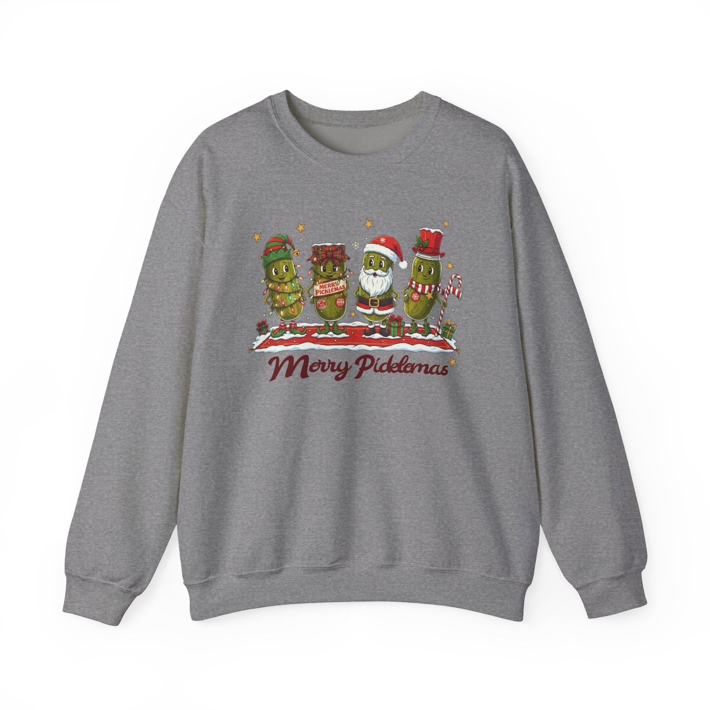 🎄🥒 Merry Picklemas Sweatshirt – Funny Holiday Dill-Lovers Gift