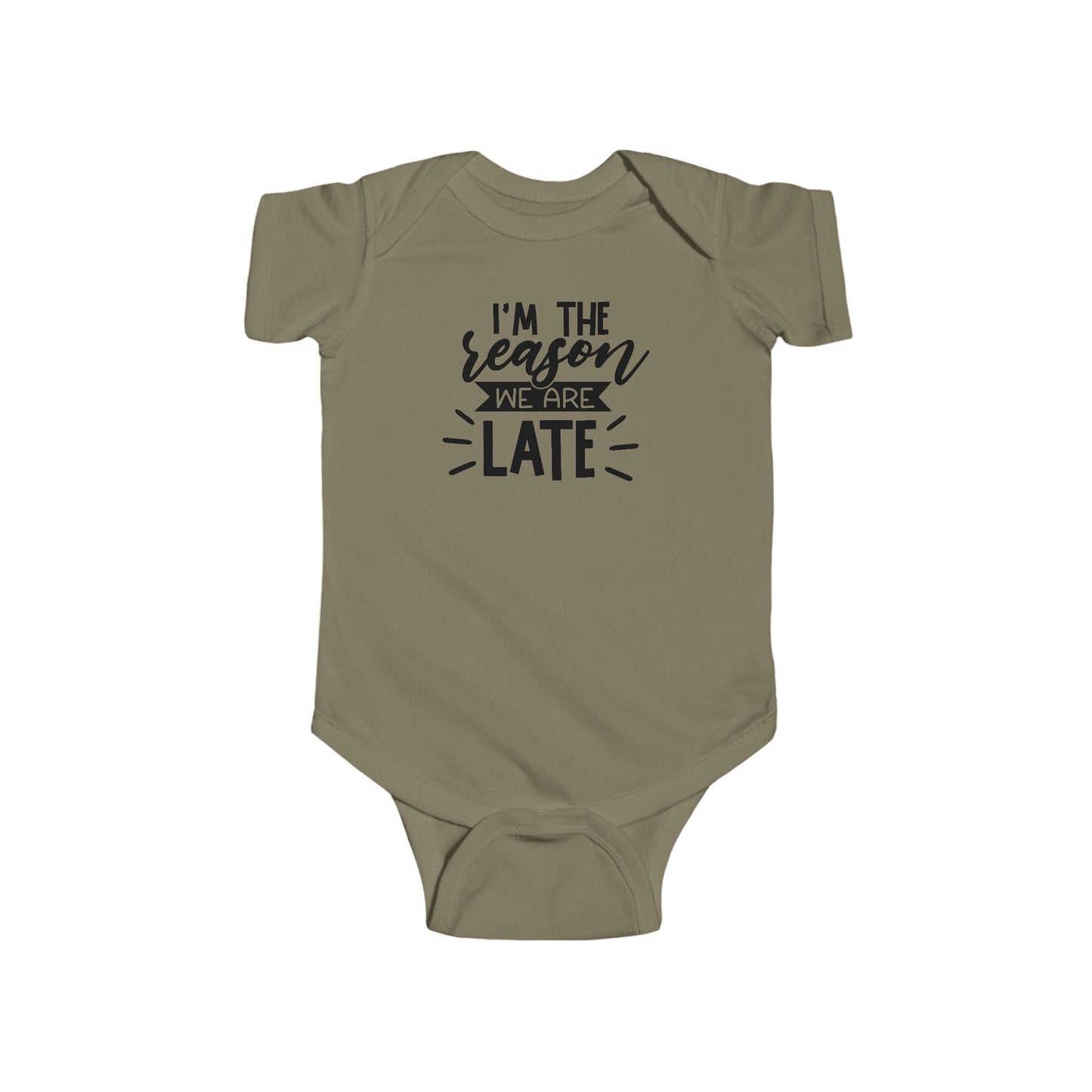 I’m The Reason We’re Late Baby Onesie – Hilarious Everyday Outfit 😂🍼