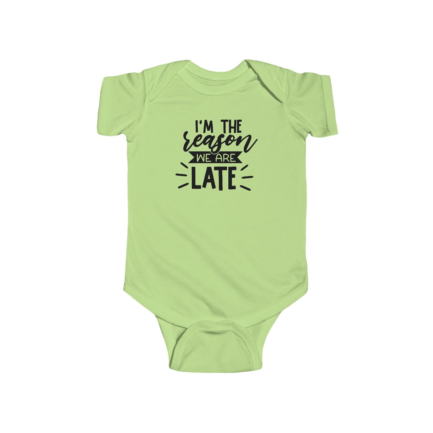 I’m The Reason We’re Late Baby Onesie – Hilarious Everyday Outfit 😂🍼