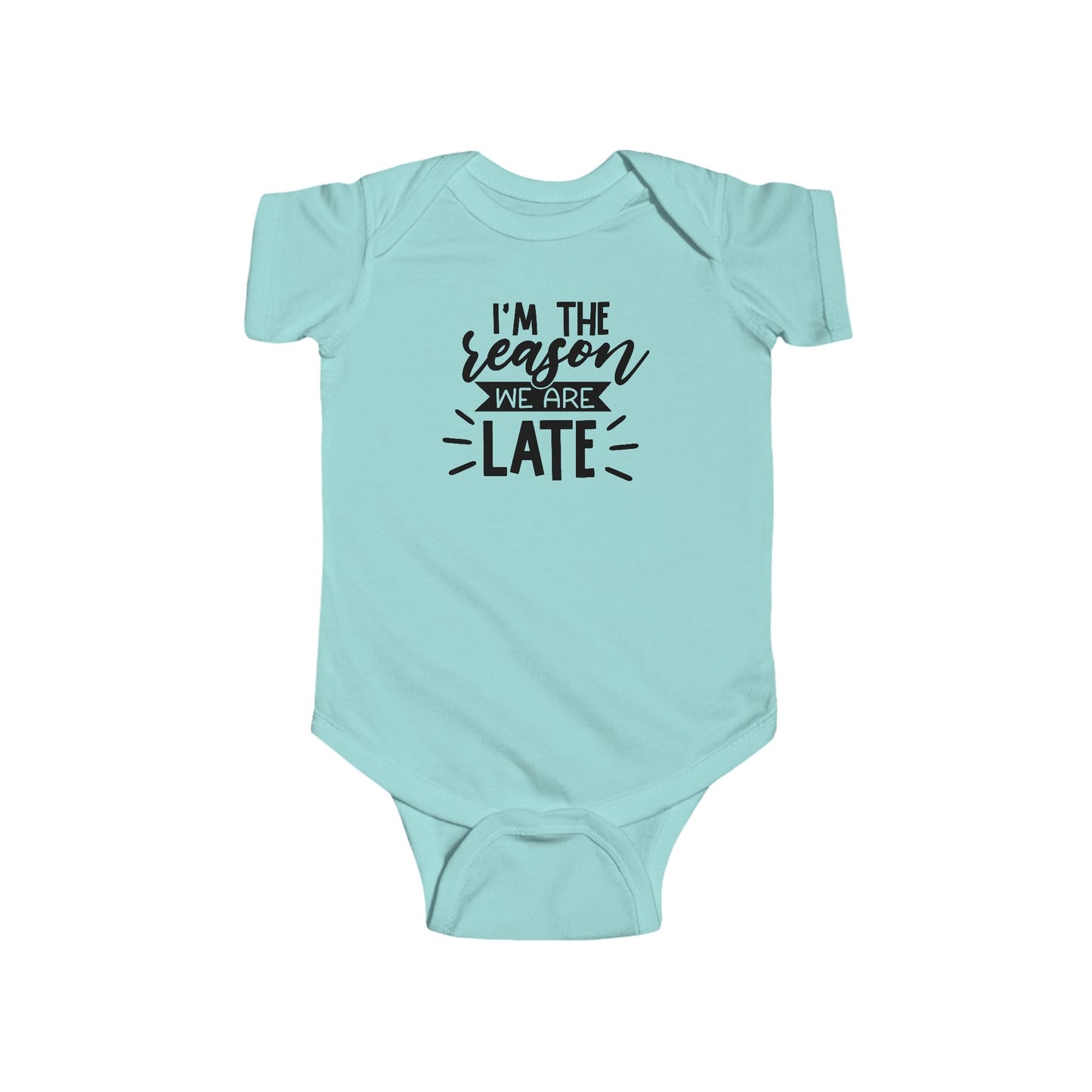 I’m The Reason We’re Late Baby Onesie – Hilarious Everyday Outfit 😂🍼