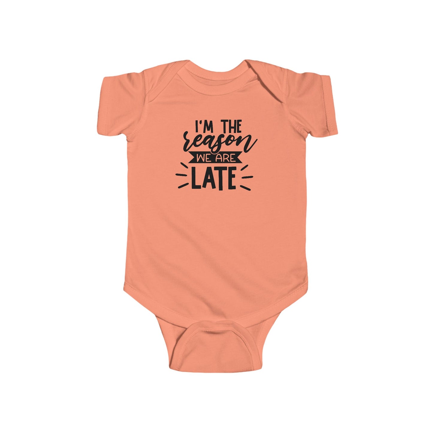 I’m The Reason We’re Late Baby Onesie – Hilarious Everyday Outfit 😂🍼