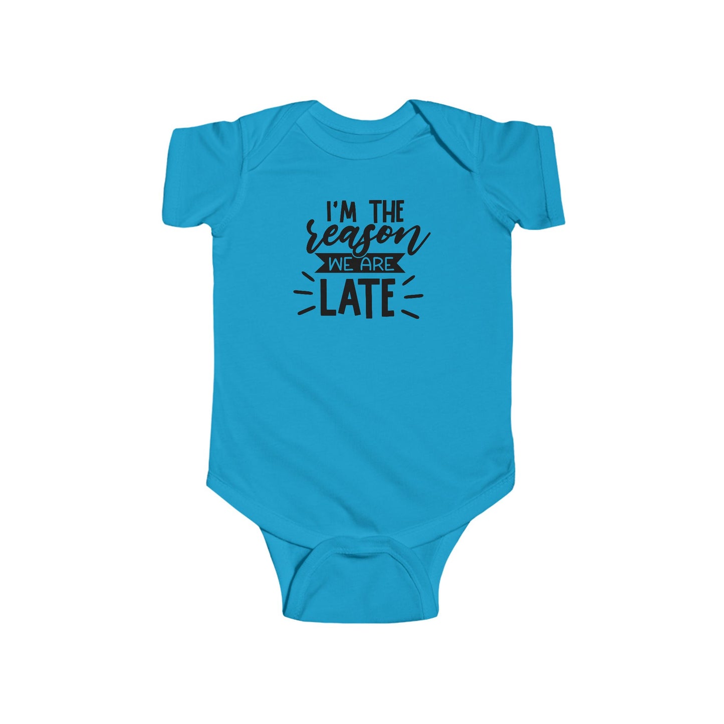 I’m The Reason We’re Late Baby Onesie – Hilarious Everyday Outfit 😂🍼