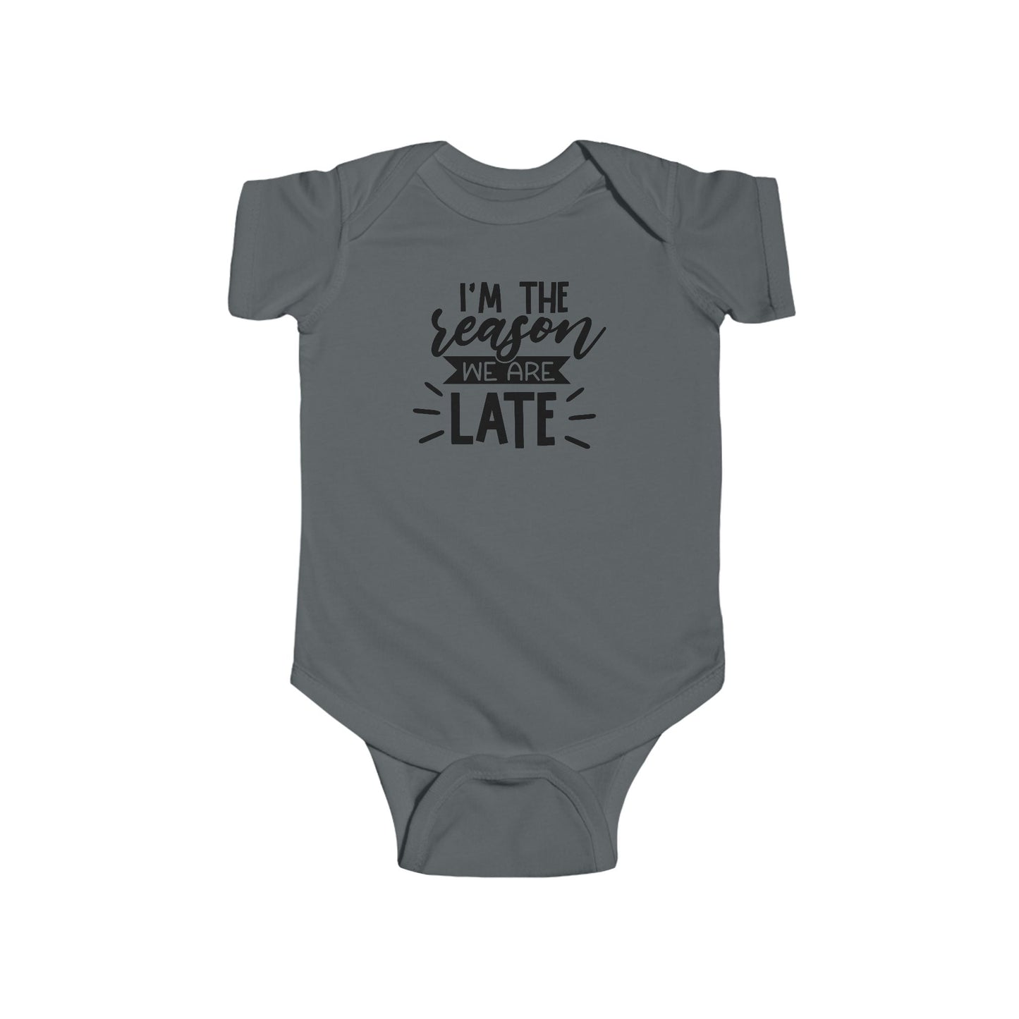 I’m The Reason We’re Late Baby Onesie – Hilarious Everyday Outfit 😂🍼
