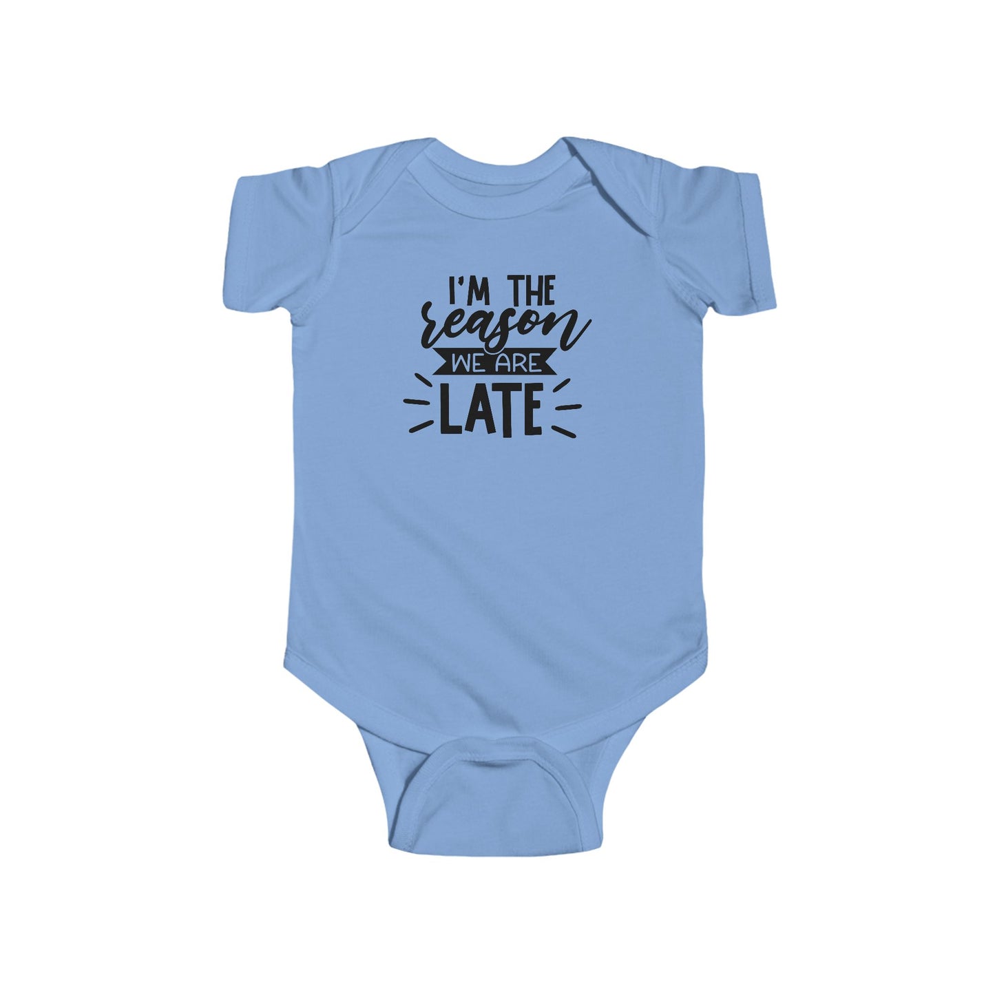 I’m The Reason We’re Late Baby Onesie – Hilarious Everyday Outfit 😂🍼