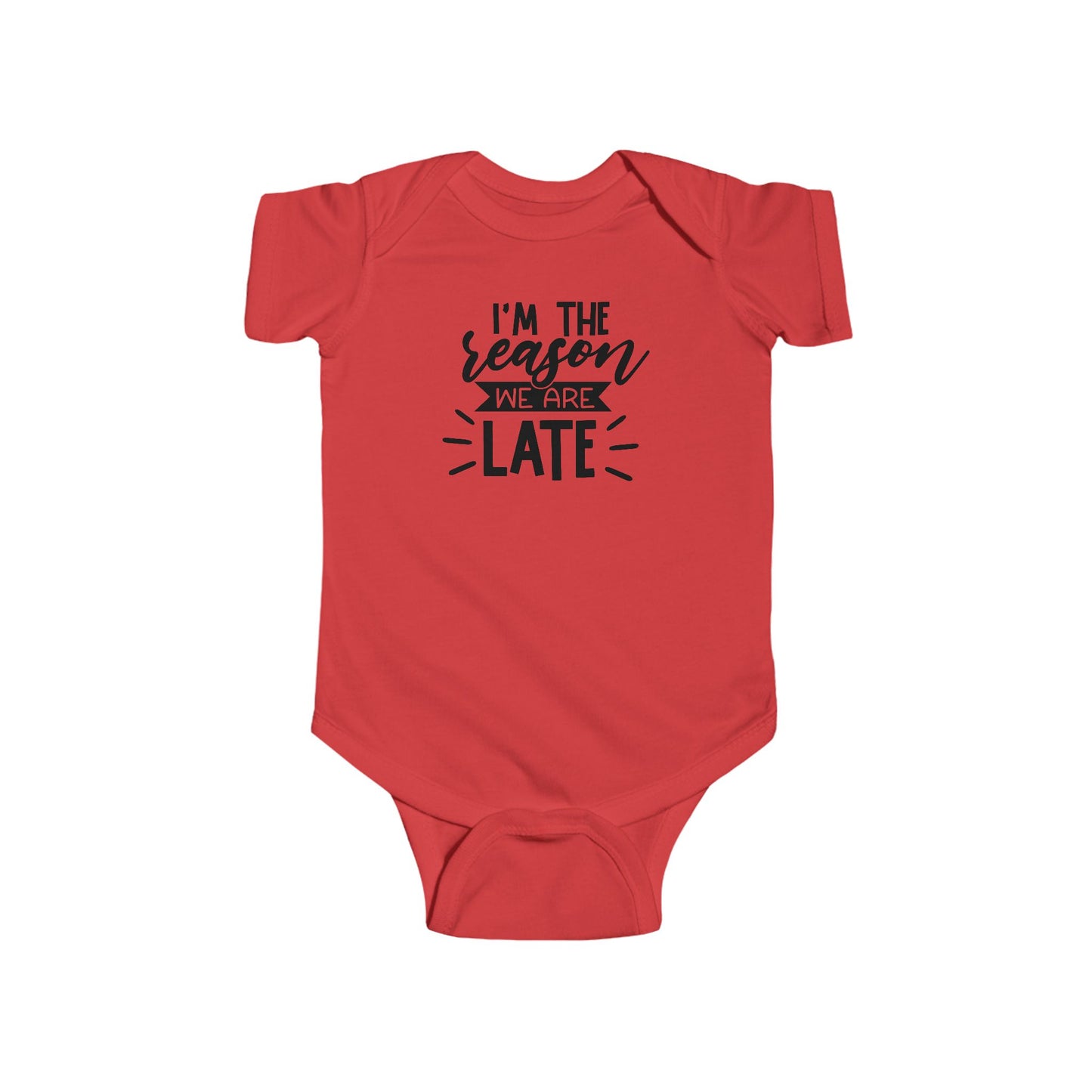 I’m The Reason We’re Late Baby Onesie – Hilarious Everyday Outfit 😂🍼