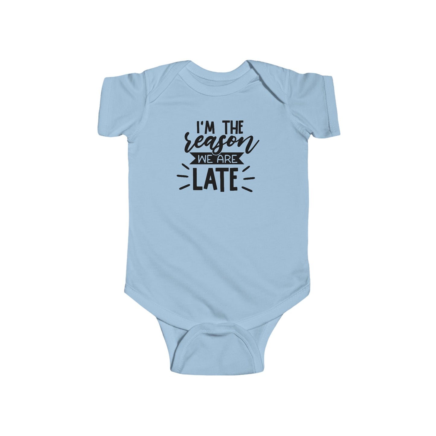 I’m The Reason We’re Late Baby Onesie – Hilarious Everyday Outfit 😂🍼