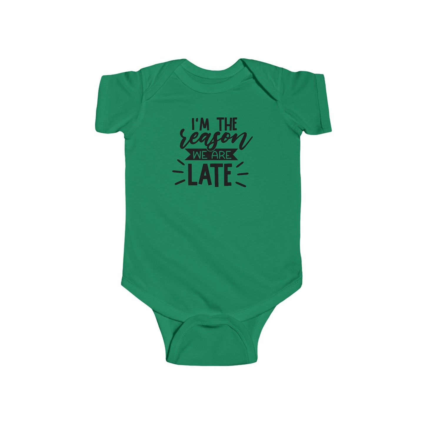 I’m The Reason We’re Late Baby Onesie – Hilarious Everyday Outfit 😂🍼