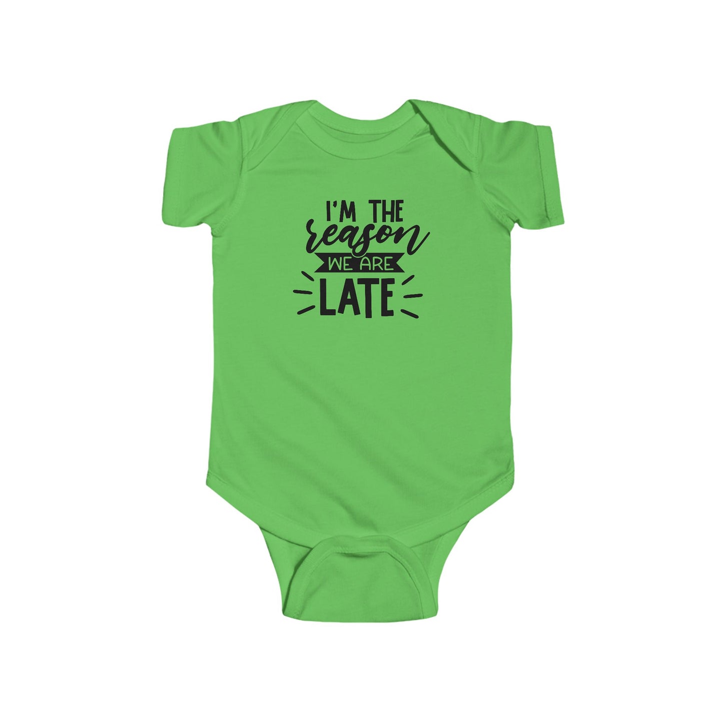 I’m The Reason We’re Late Baby Onesie – Hilarious Everyday Outfit 😂🍼