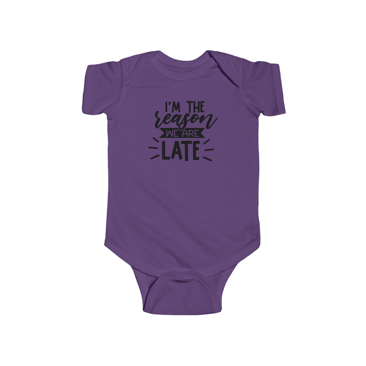 I’m The Reason We’re Late Baby Onesie – Hilarious Everyday Outfit 😂🍼