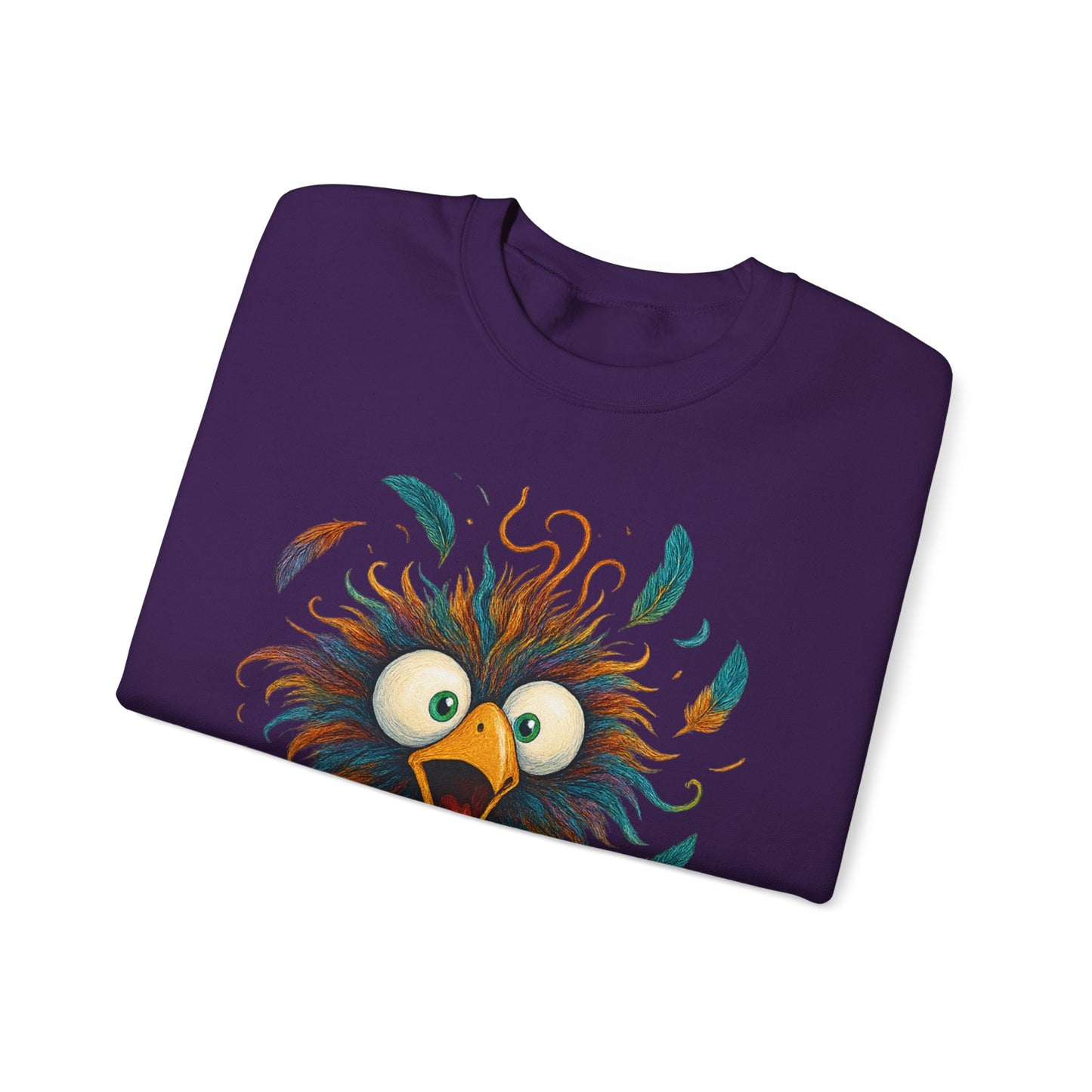 🍂🪽 F.CAW.F Funny Bird Sweatshirt – Quirky Fowl Humor for Everyday Laughs