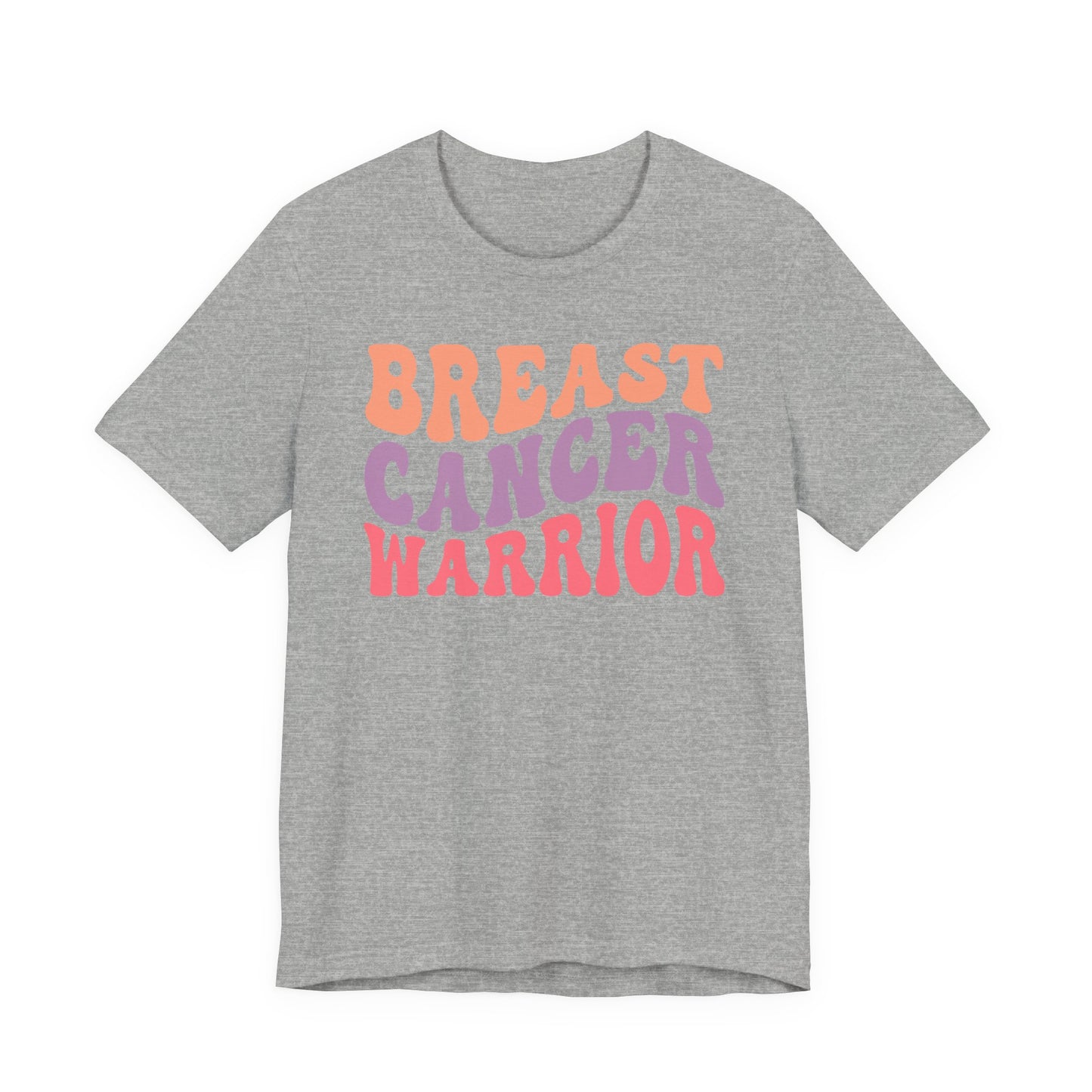 🎗️💪 Breast Cancer Warrior T-Shirt – Bold Retro Awareness Tee for Strength & Support 🌸