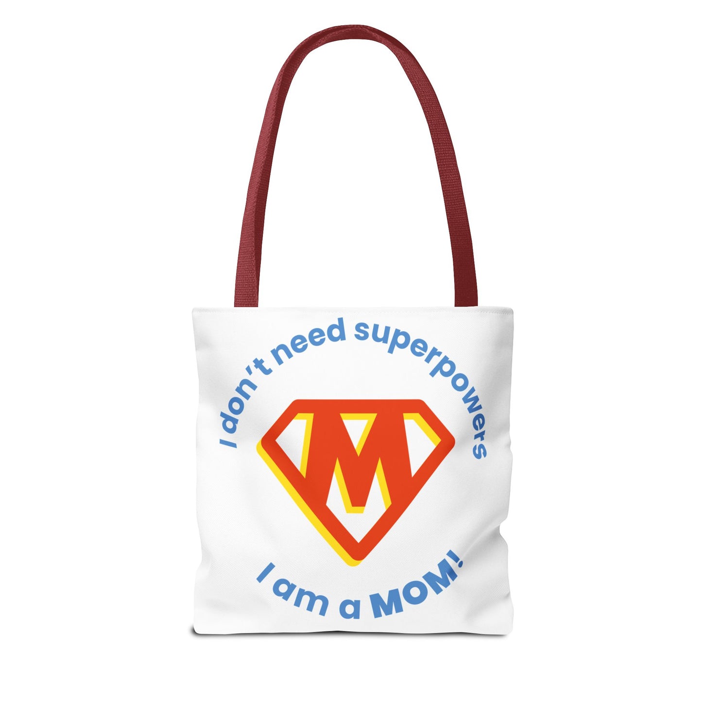 ¡No necesito superpoderes, soy MAMÁ! – Bolsa de tela divertida y empoderadora para mamás 💖