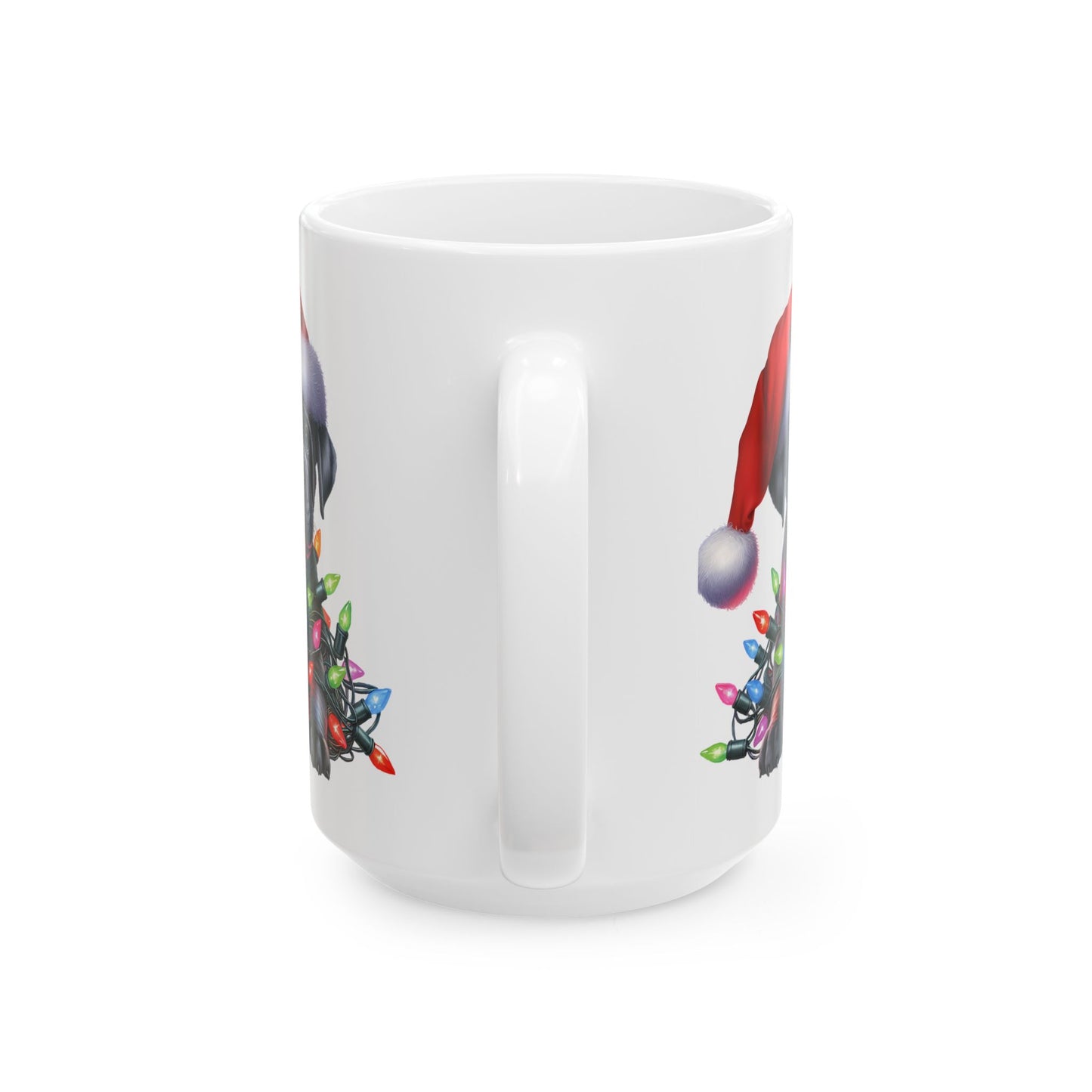 🎄 Cane Corso Christmas Lights Mug – Big Pup Energy for the Holidays 🎅🐾