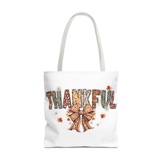 🧡 Thankful Tote Bag – Leopard Prints & Autumn Vibes in One Cozy Carryall 🍁